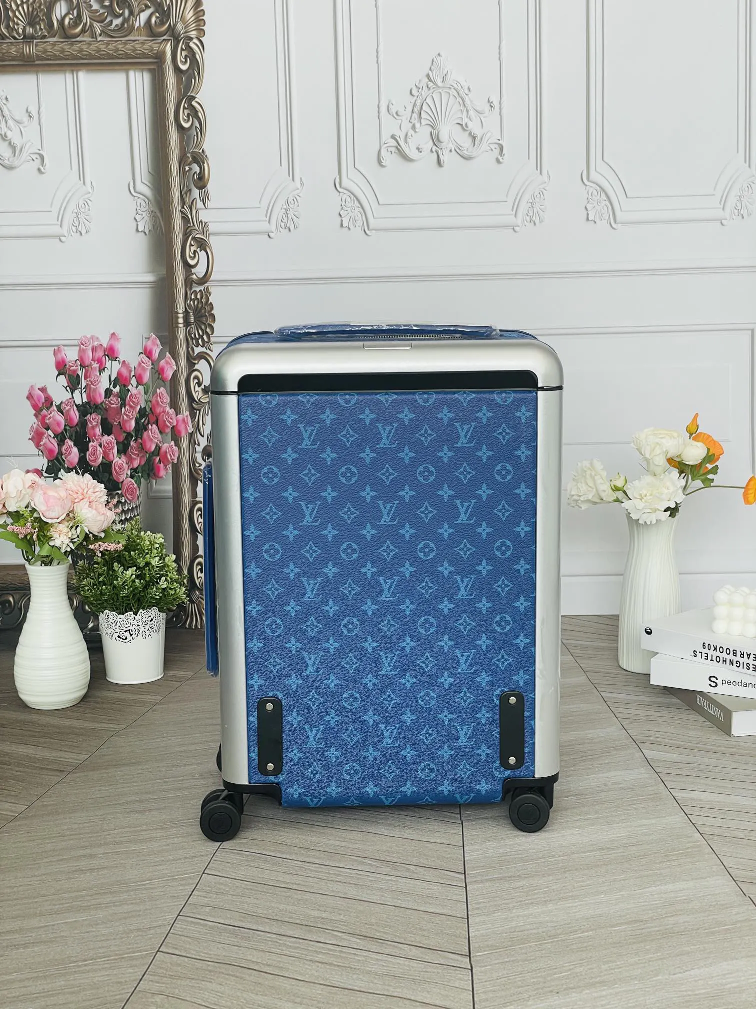 LV 老花 帆布 行李箱 旅行拉杆款 輕便出行款
