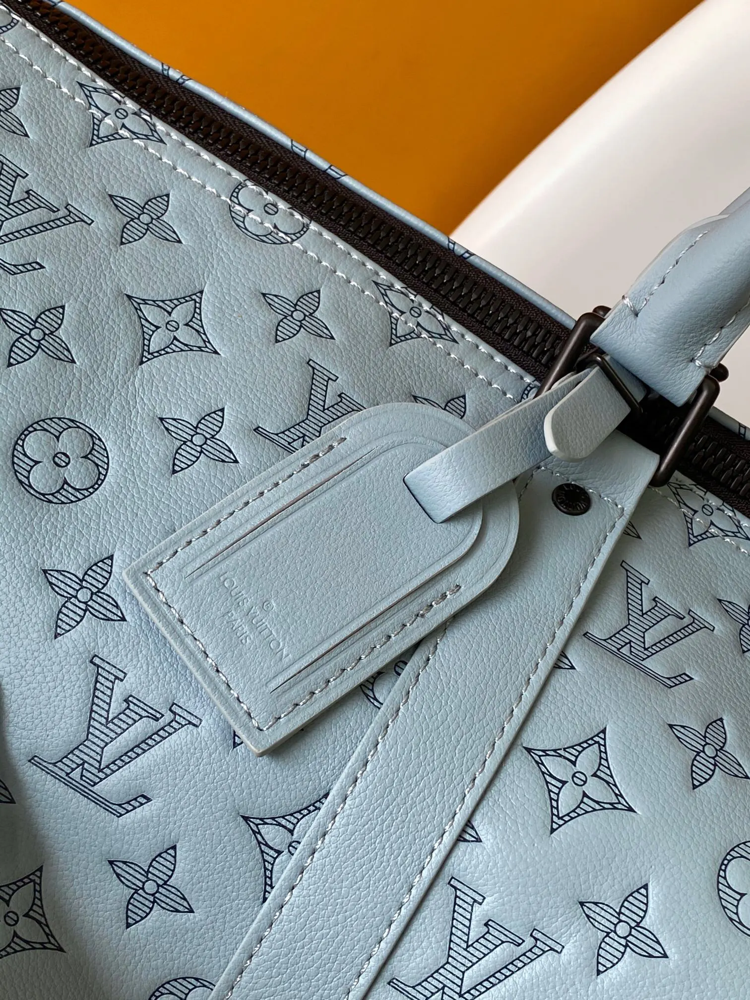 Keepall 黑色 蓝色 小牛皮 旅行包 大容量旅行款