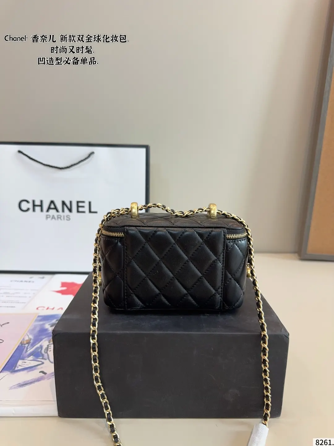 CHANEL woc 化妝包 質感很高級 便携收納款