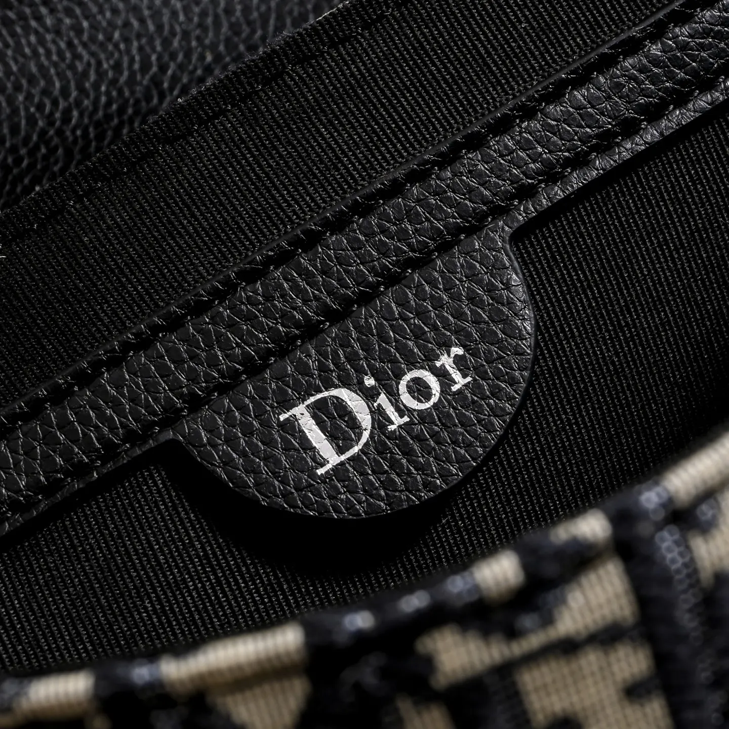 Dior 黑色 米色 牛皮 收纳包 旅行收纳款