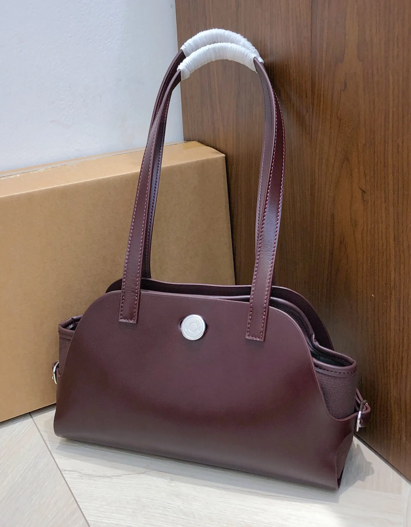 Hermes Hobo Shoulder Bag Vintage Canvas