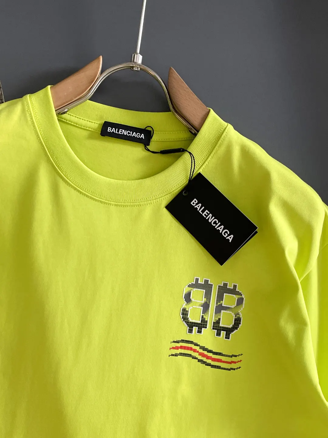Balenciaga 黑色 纯棉 Logo 短袖T恤