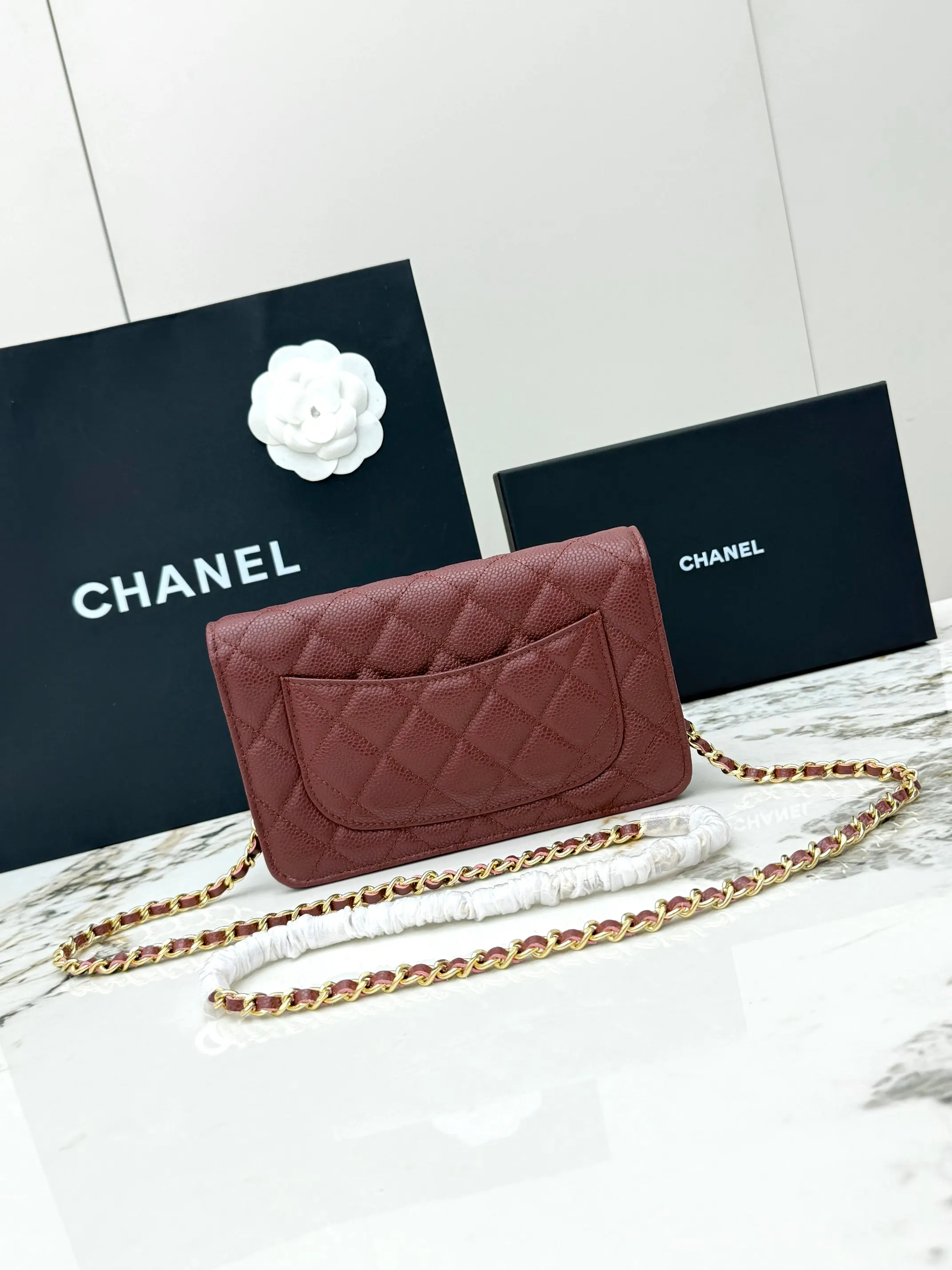 Chanel Chain Bag Leather