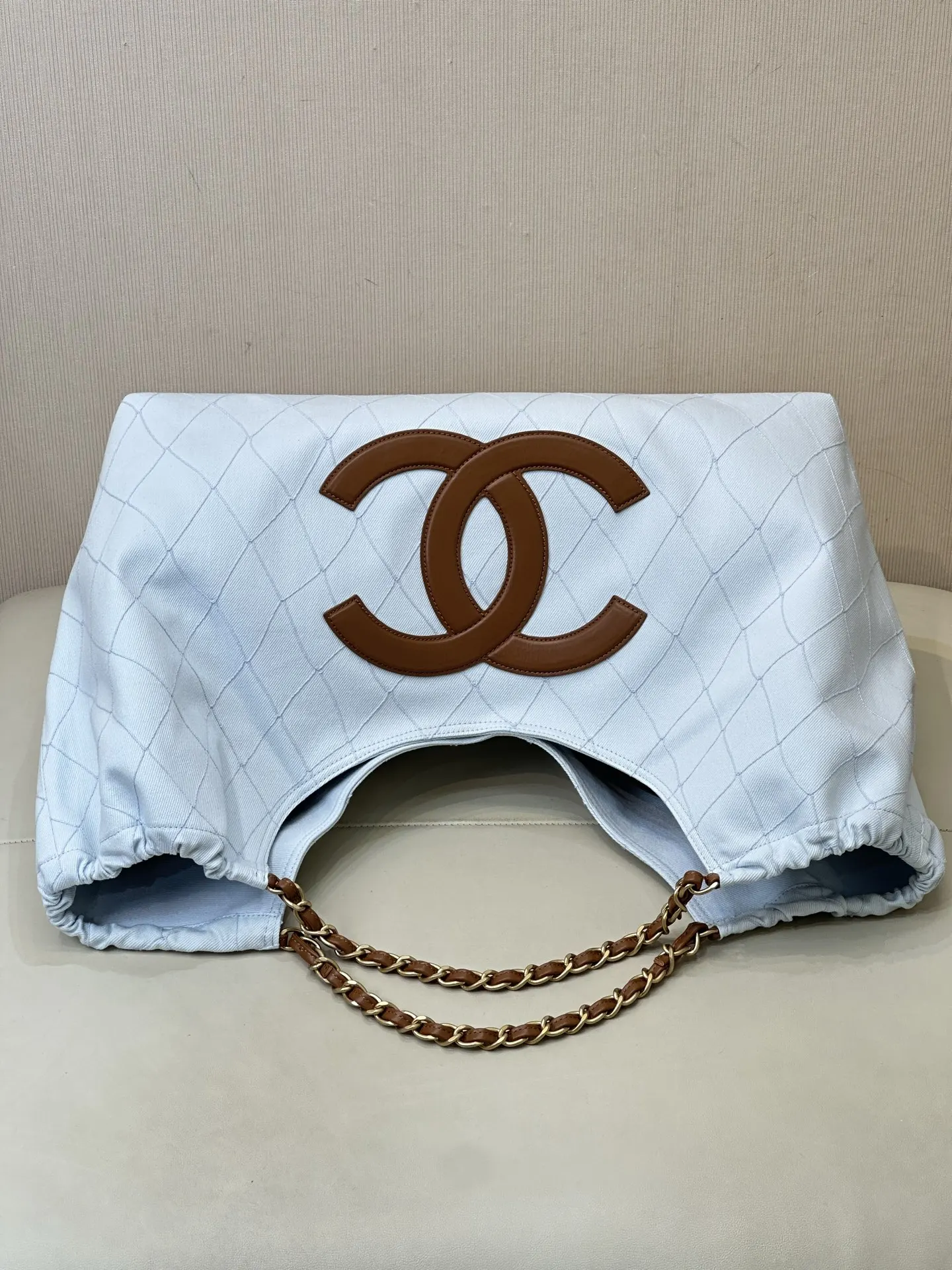 CHANEL 黑色 白色 托特包 大容量托特款