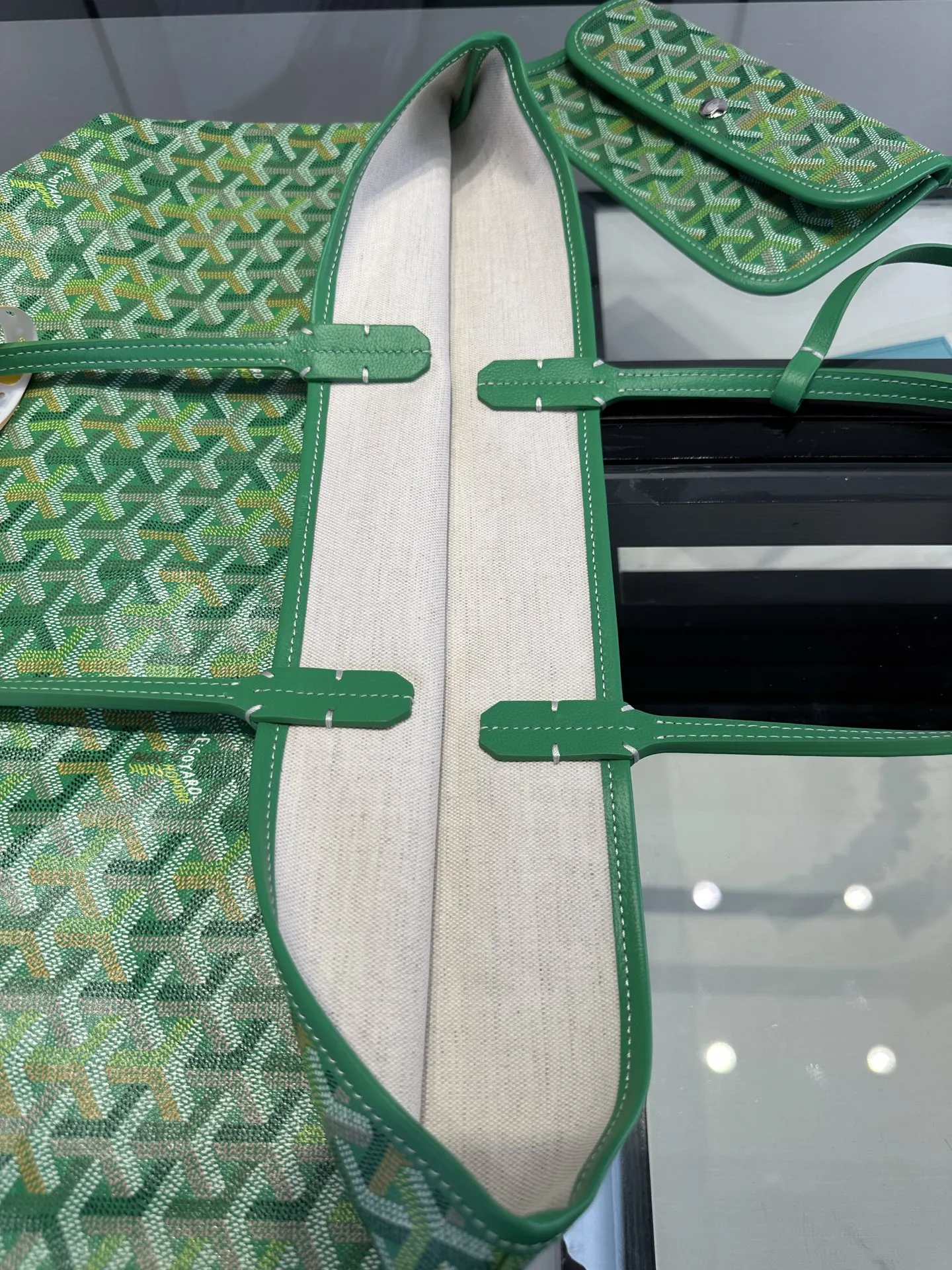 Goyard 戈雅 托特包购物袋 四季炫彩限定色 草地綠 大容量托特款
