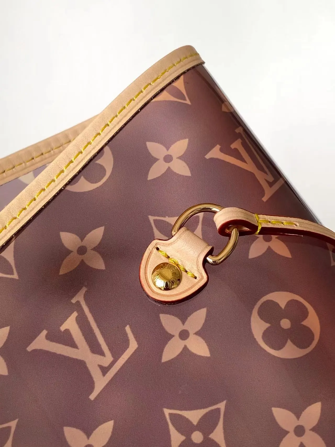 Neverfull 棕色 藍色 牛皮 托特包 大容量托特款