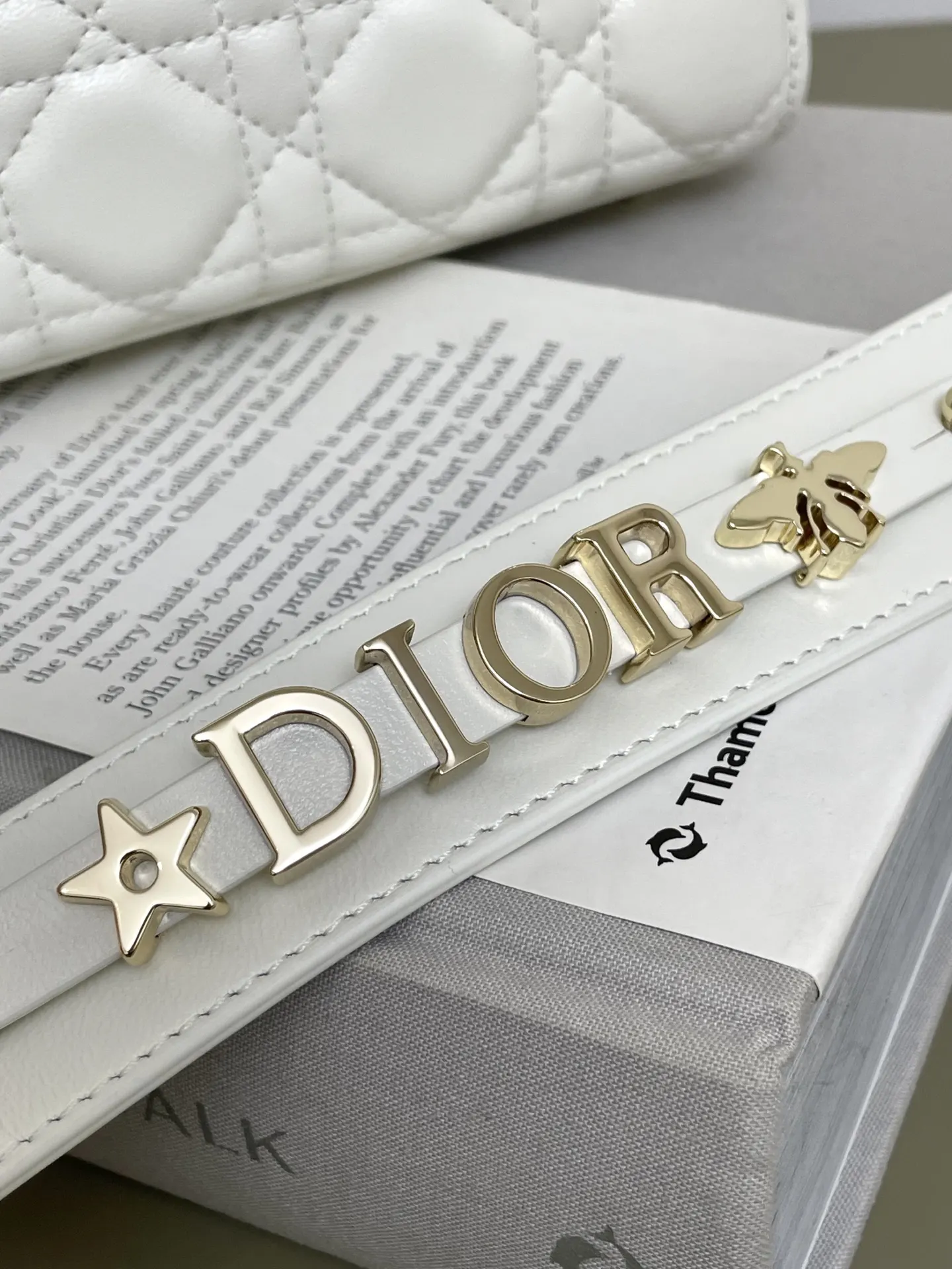 Dior 白色宽松短袖T恤 休闲