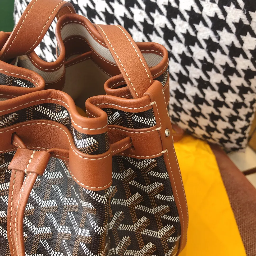 Goyard 棕色 老花 帆布 水桶包 休閒水桶款
