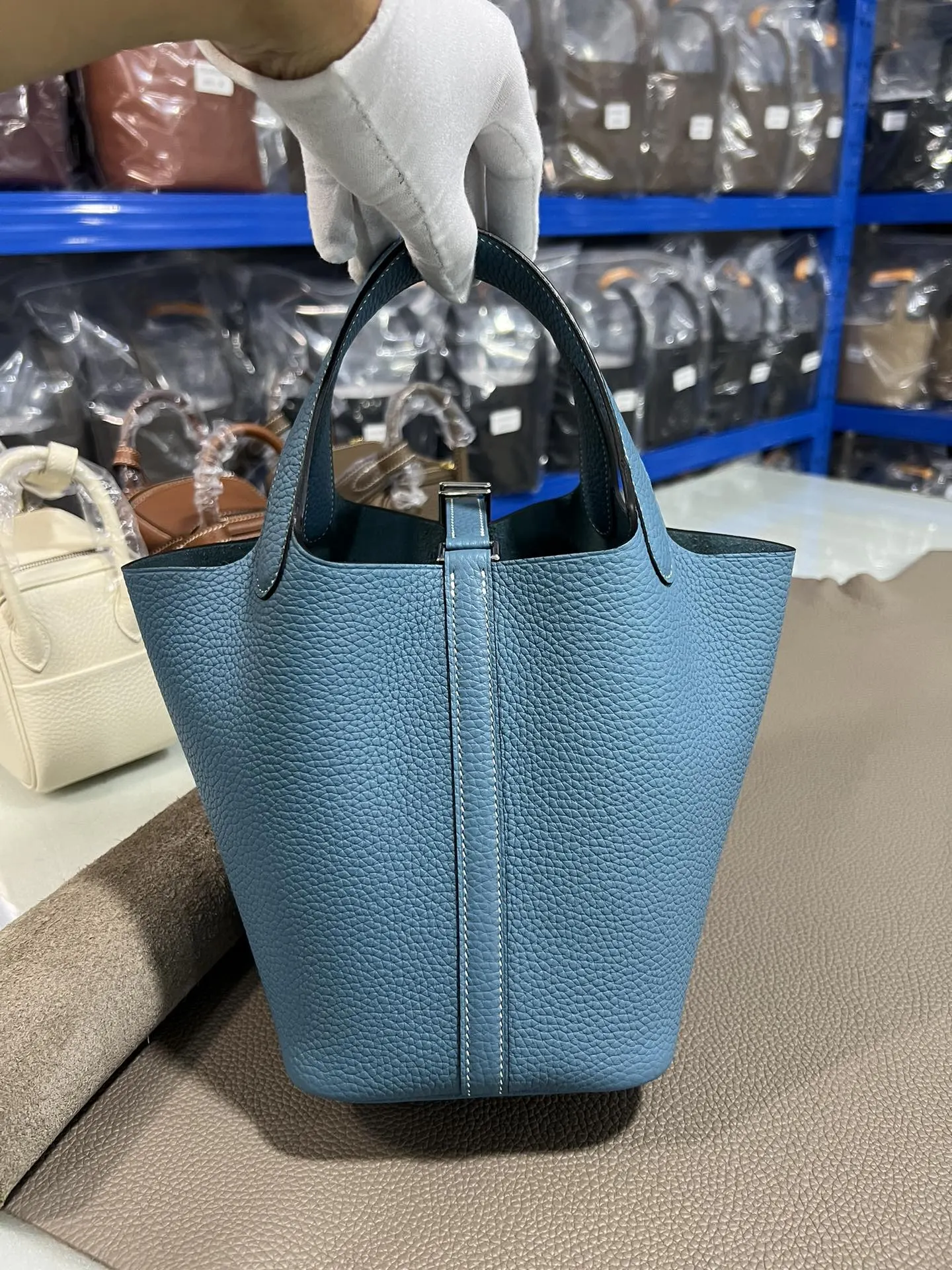 Hermès Picotin 牛仔 水桶包