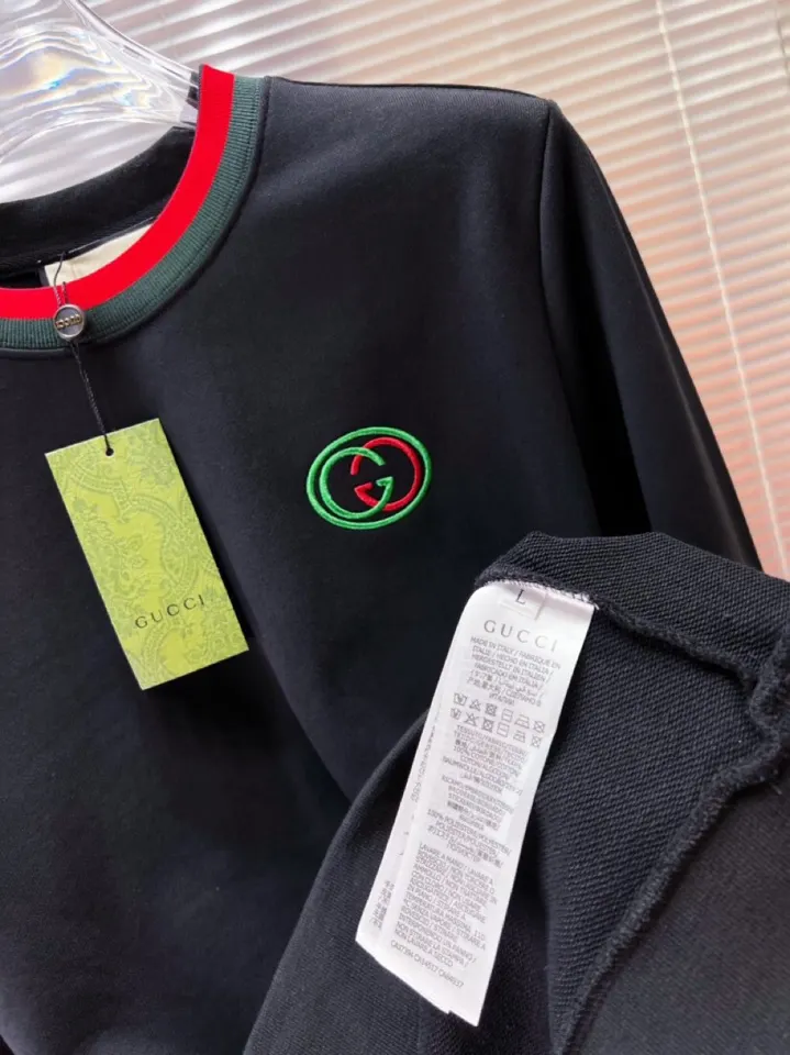 Gucci Logo印花圆领卫衣
