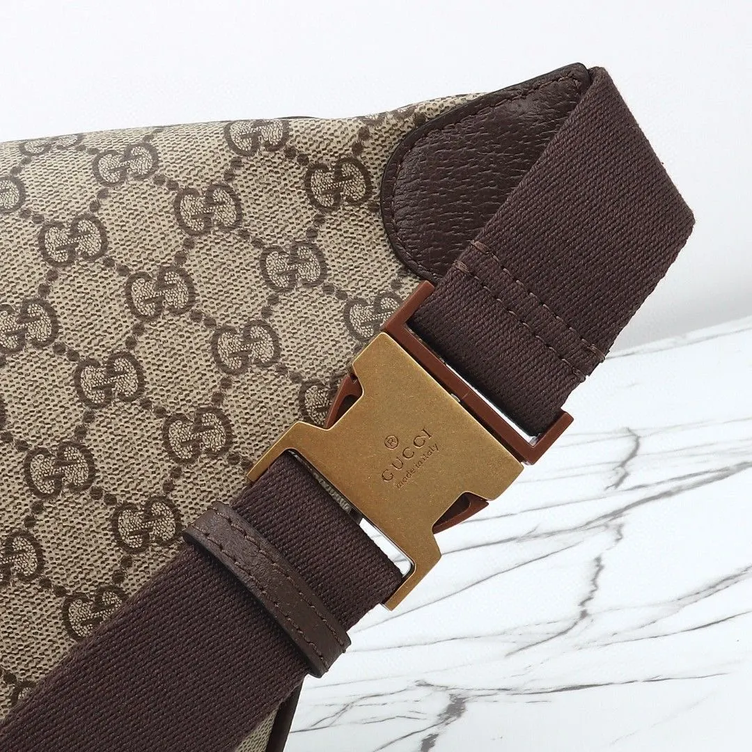 Gucci 款号 杏啡 尺寸 宽 腰包 休闲腰包款