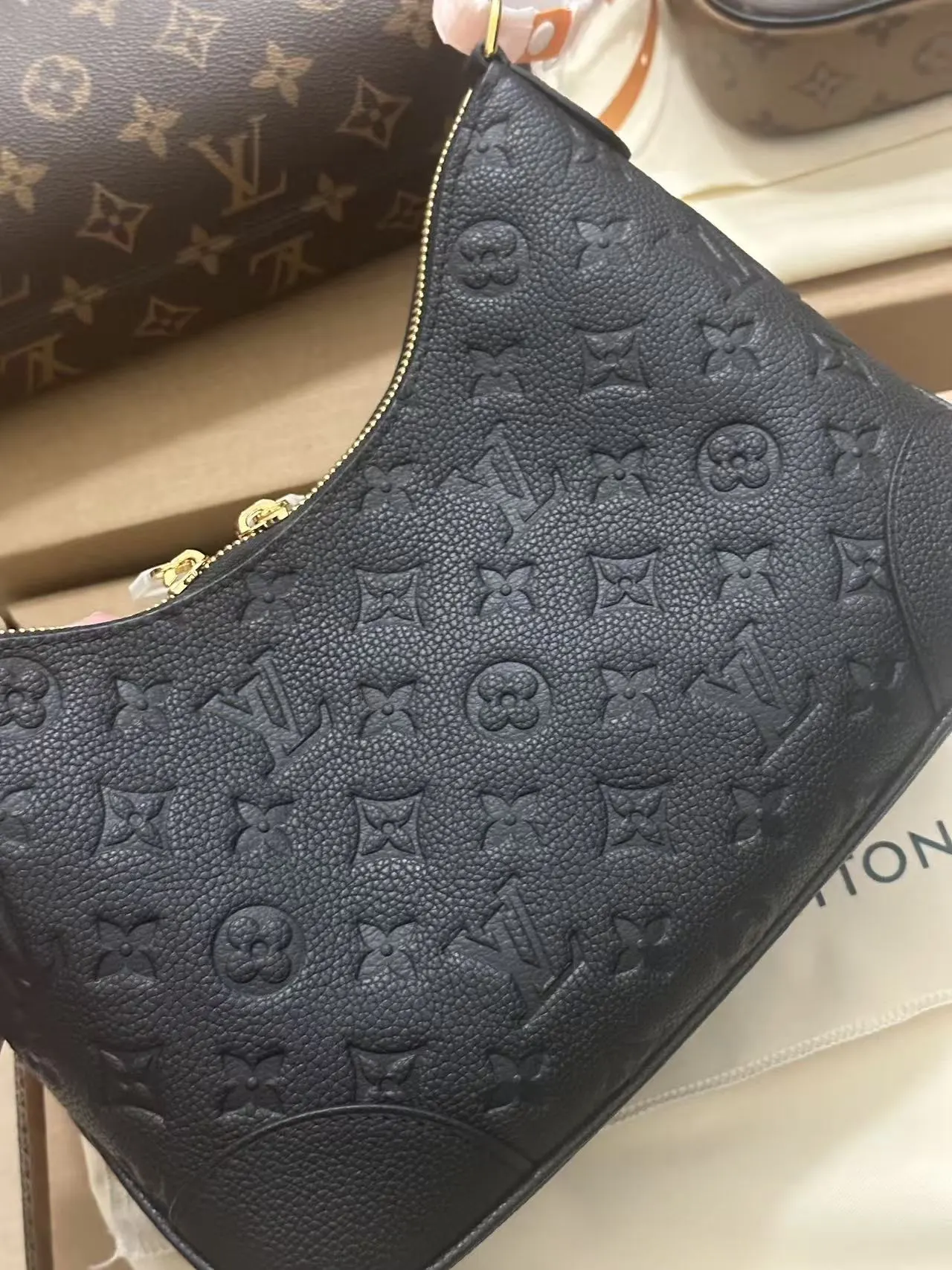 黑色 腋下包 复古腋下背款