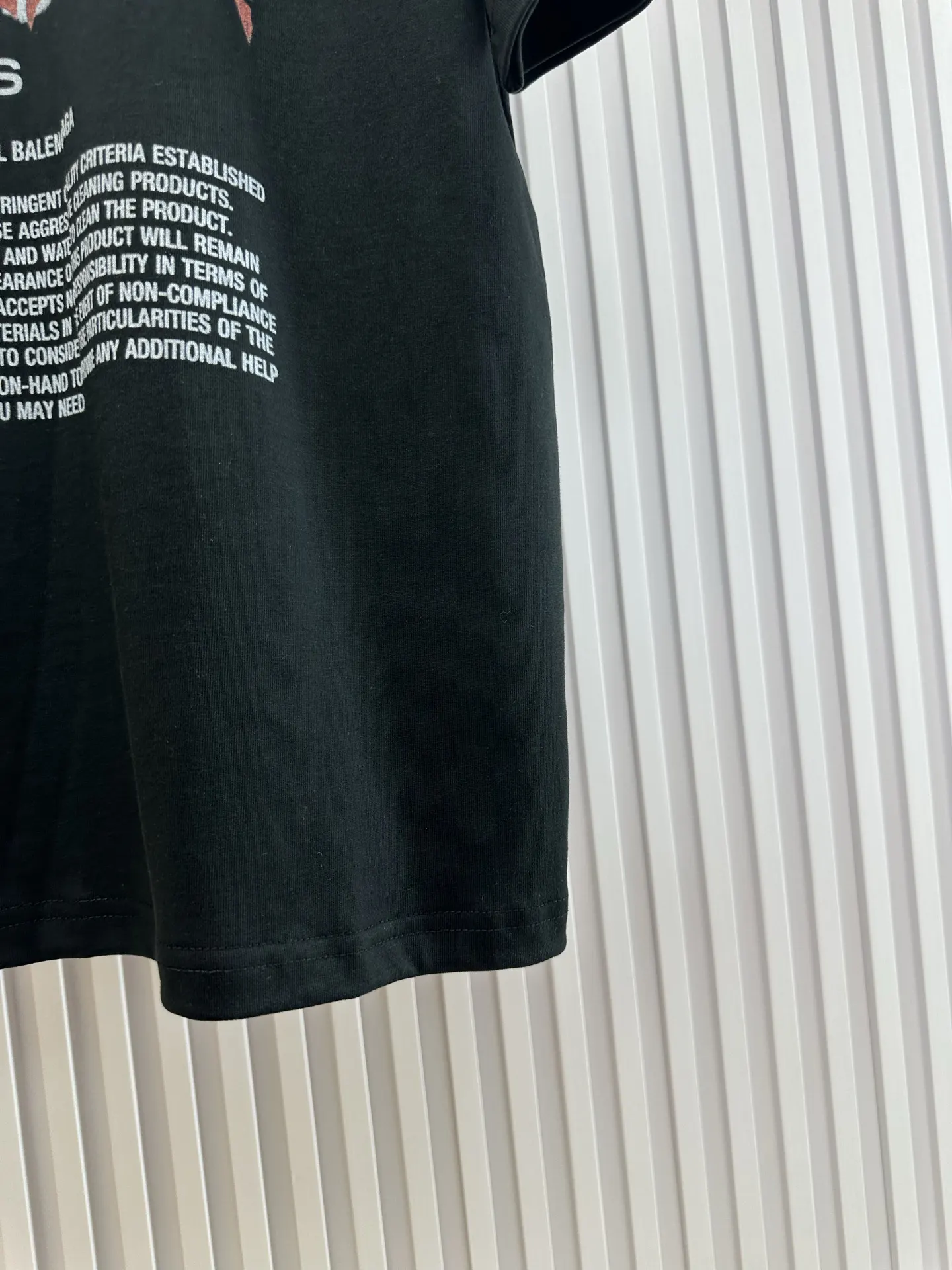 Balenciaga Cotton Short Sleeve T-Shirt Loose Casual