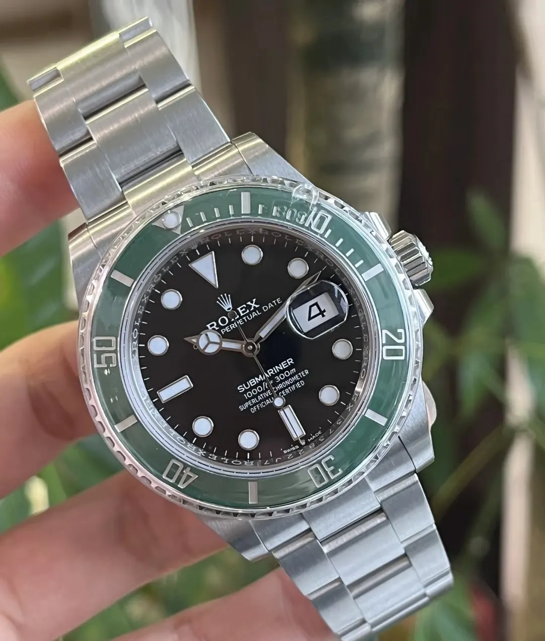 盒 顺丰包邮 綠水鬼 机械 手錶 經典腕表款