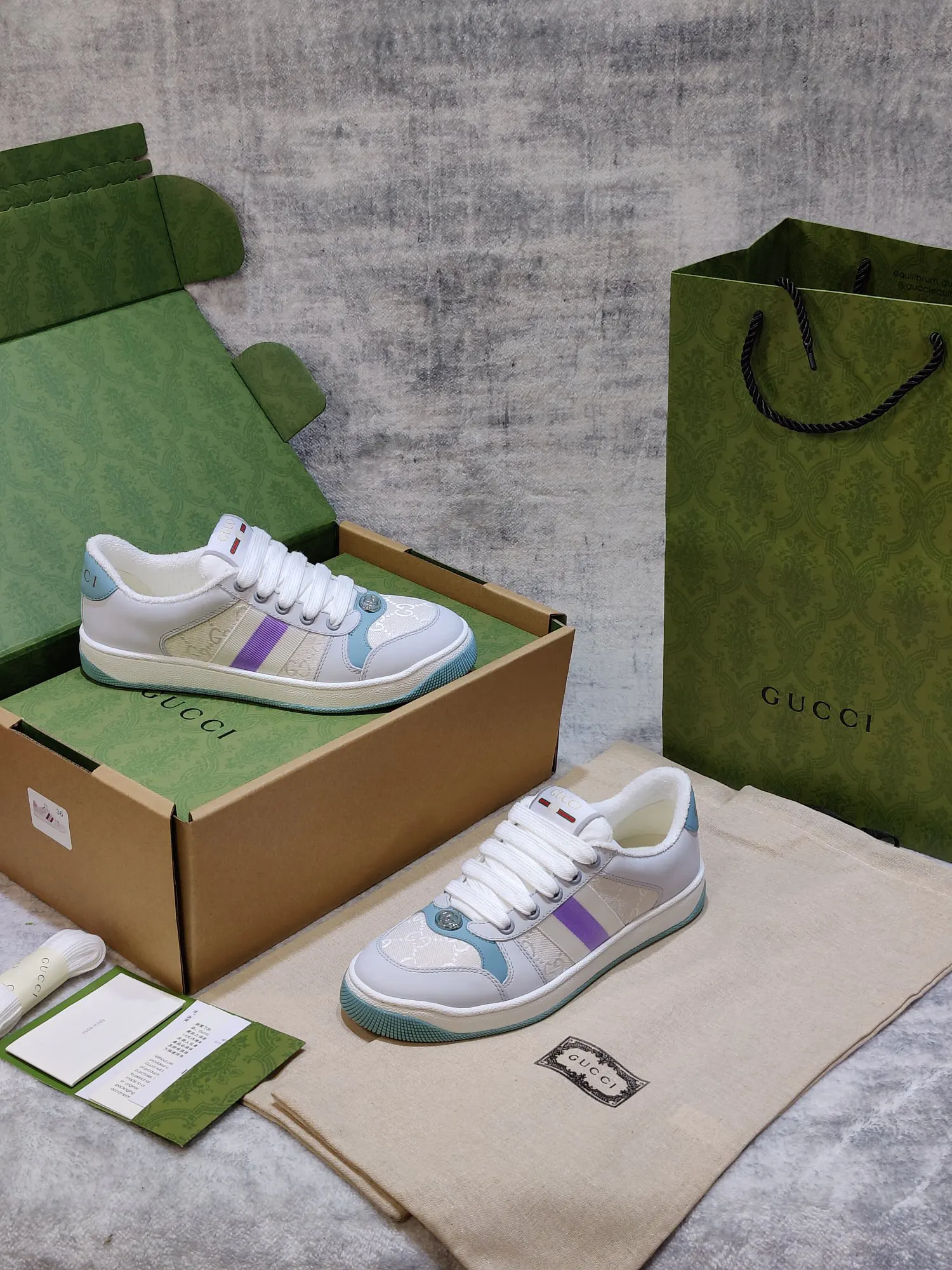 Gucci Logo休閒運動鞋