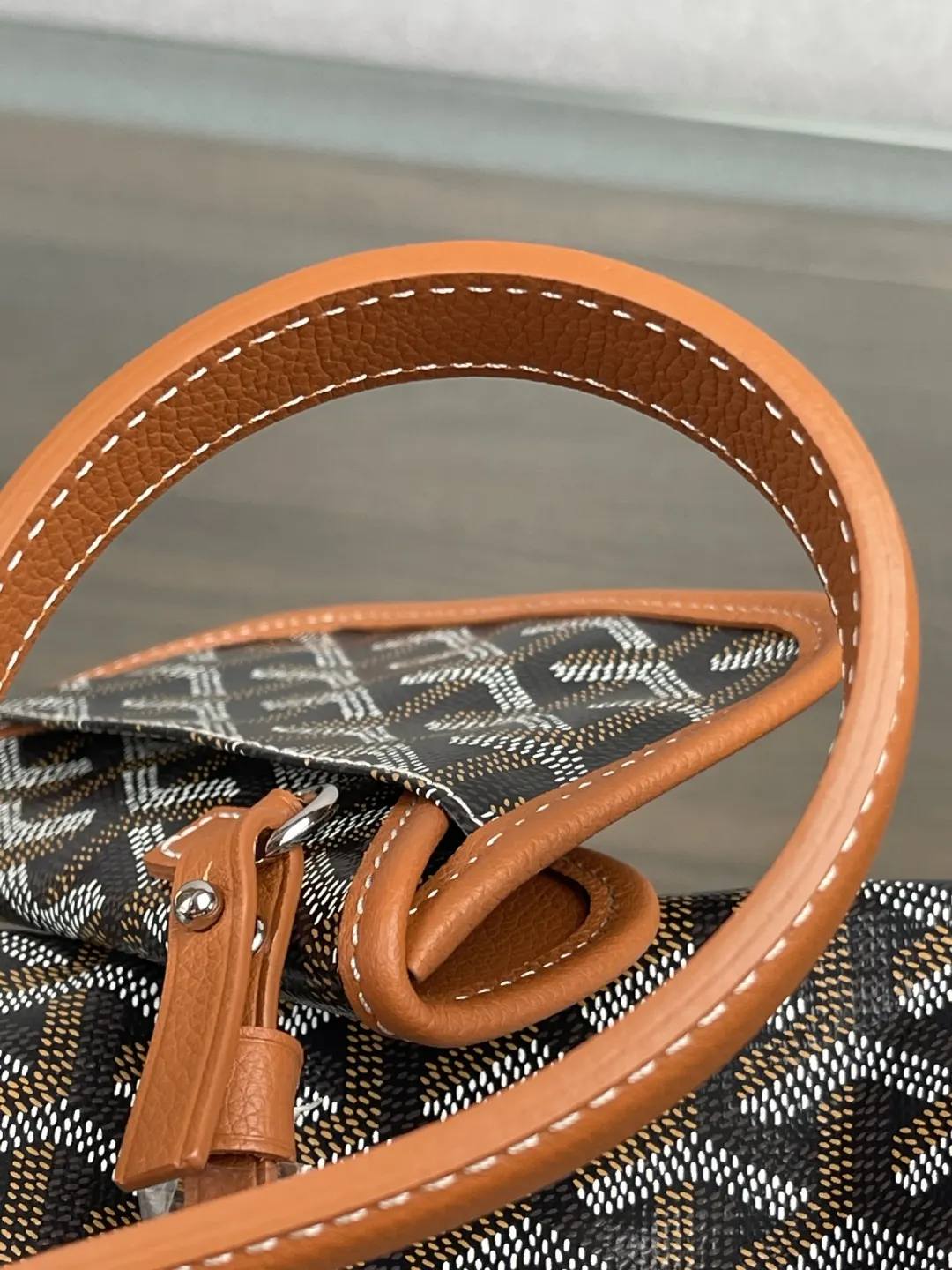 Goyard Hobo 棕色 腋下包 复古腋下背款