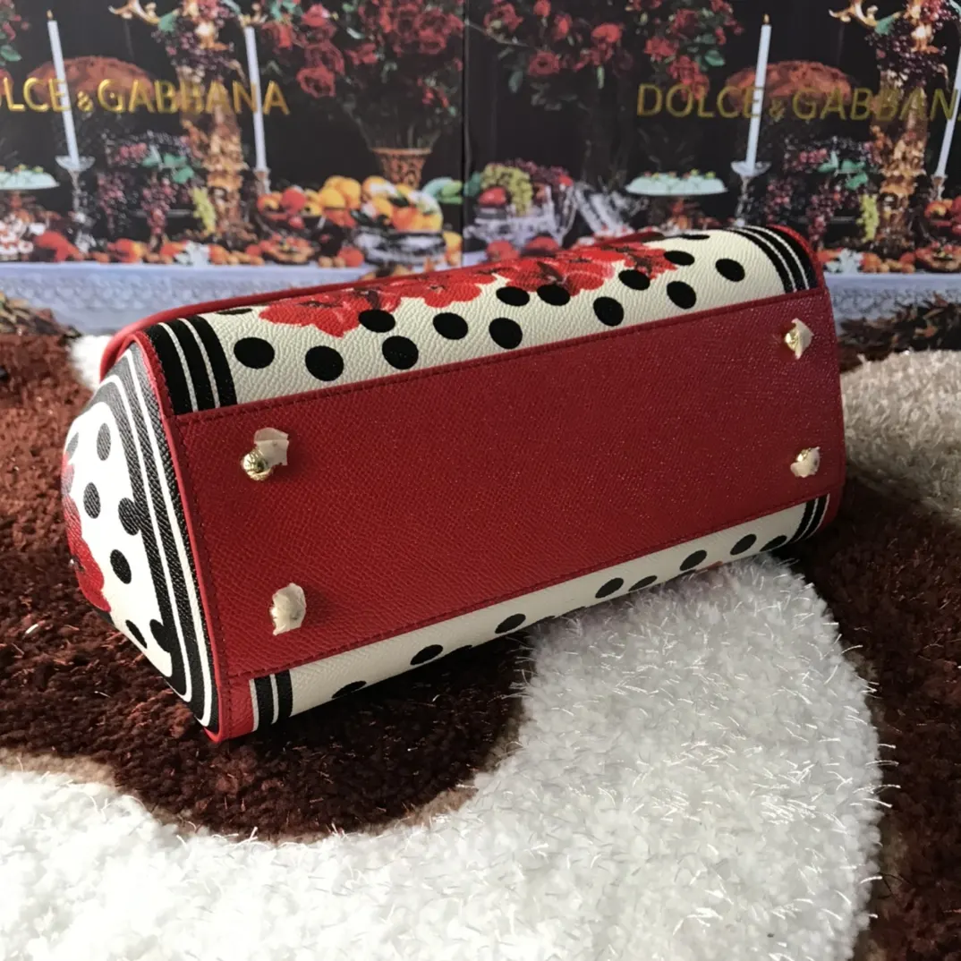 牛皮 Dolce Gabbana 牛皮印花 可 斜背包 輕便斜挎款
