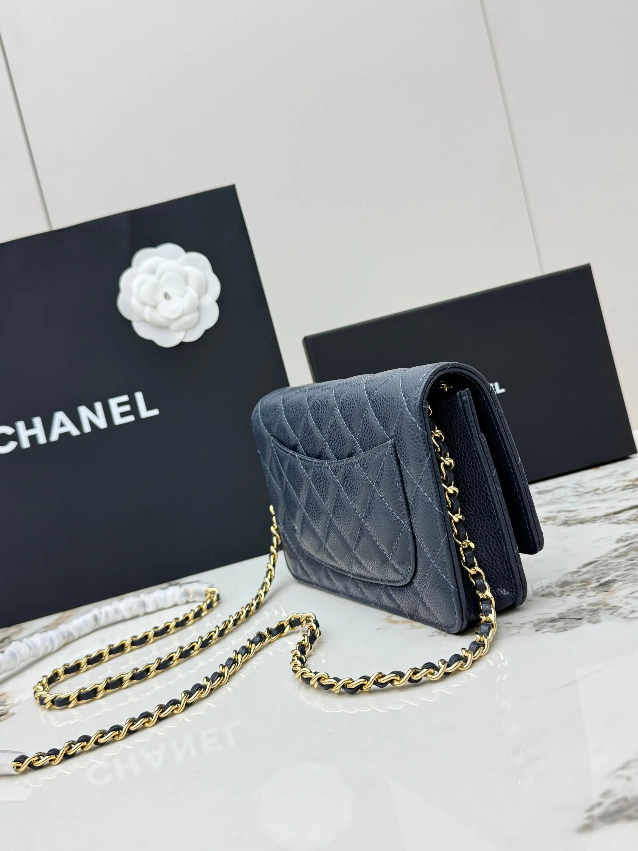CHANEL 小牛皮 链条包 精致链条款