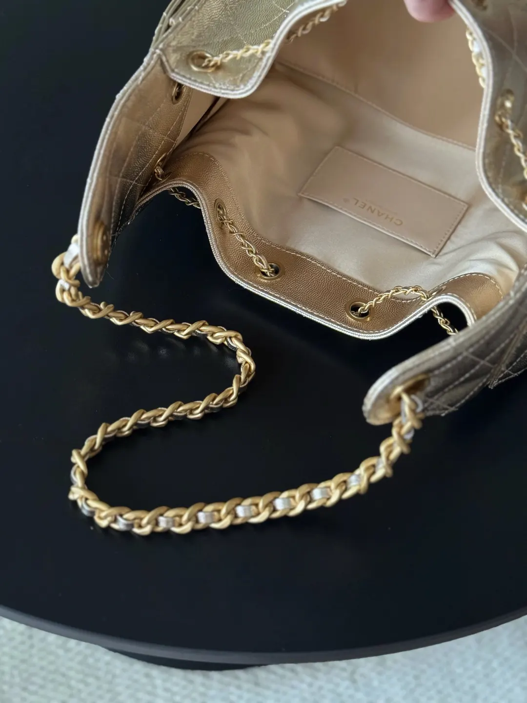 CHANEL Hobo 背景～区别于市场普通货 法国 腋下包 复古腋下背款