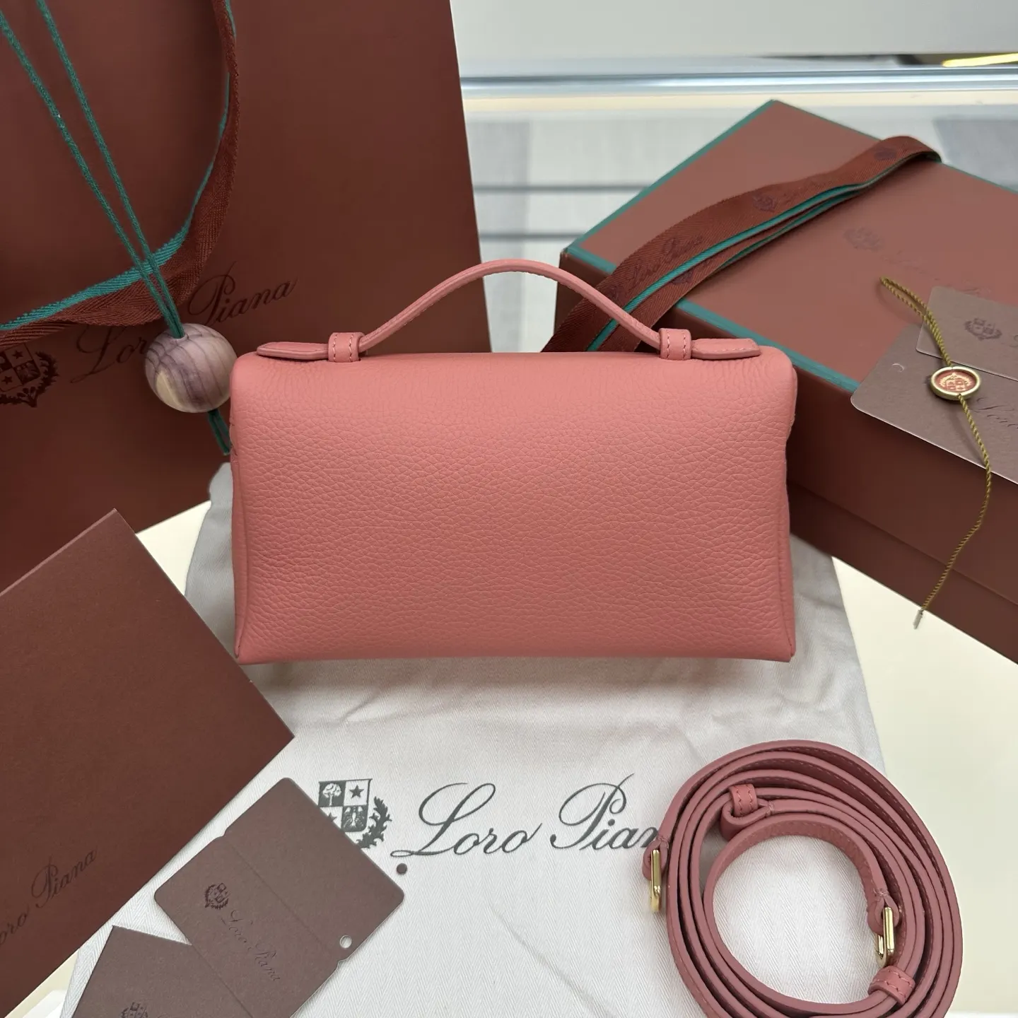 Red Crossbody Bag Lightweight Leather