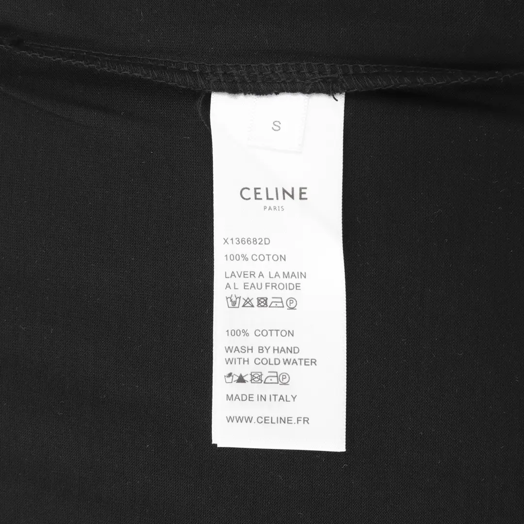 Celine 23SS 印花 纯棉 短袖T恤 日常百搭款