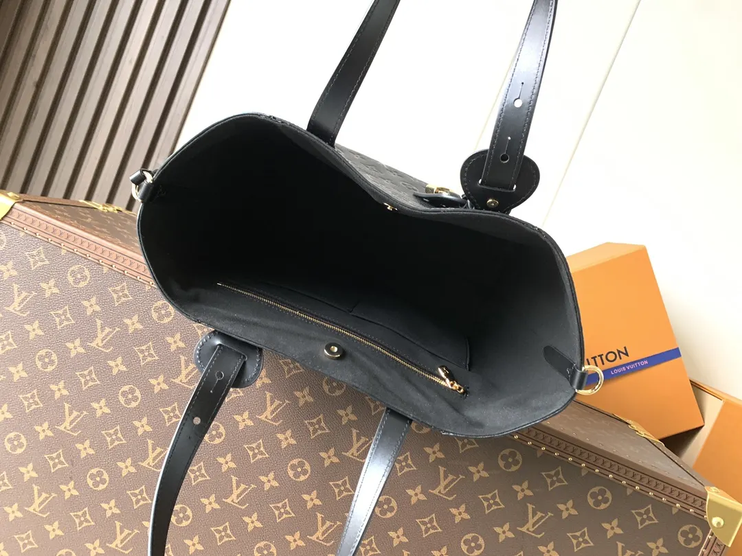 LV Hobo 黑色 牛皮 托特包 大容量托特款