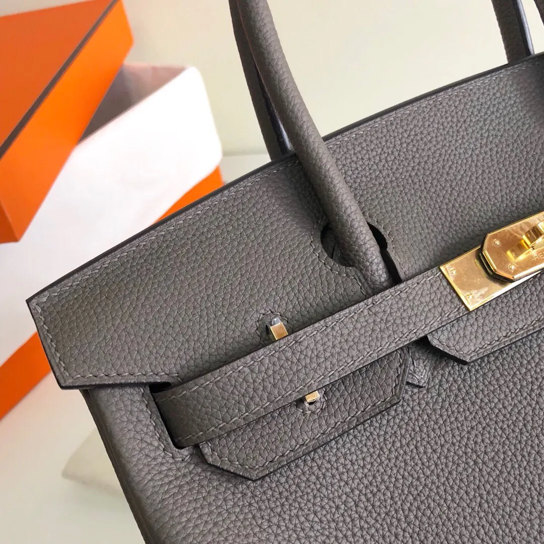 Birkin 荔枝纹 手提包 通勤手提款