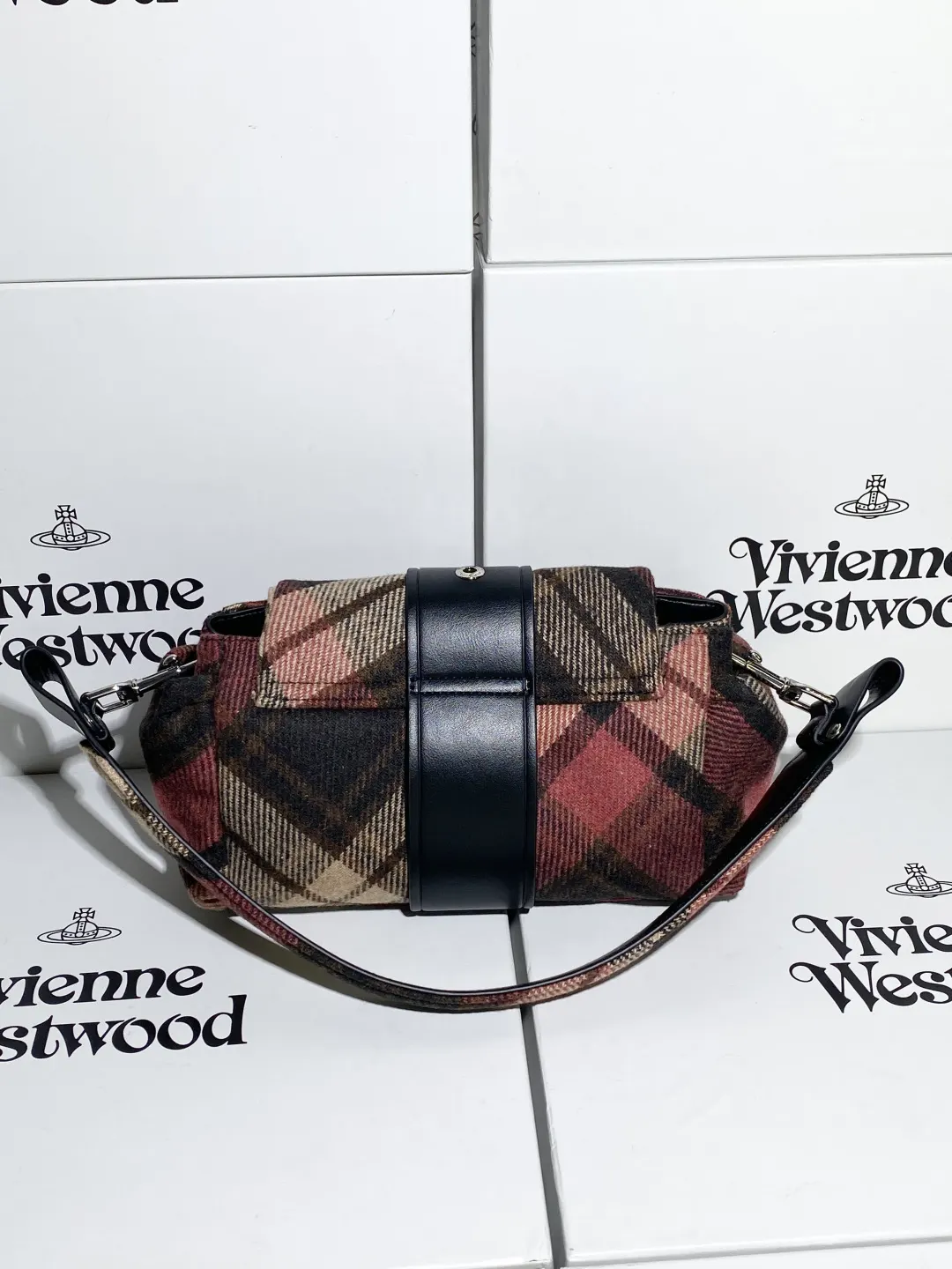Brown Hobo Shoulder Bag Vintage