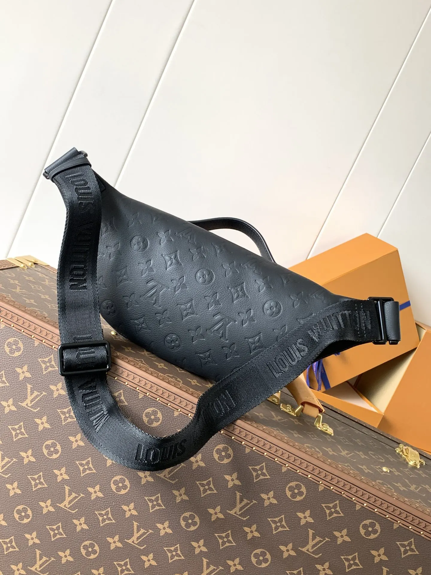 Black Belt Bag Casual Leather