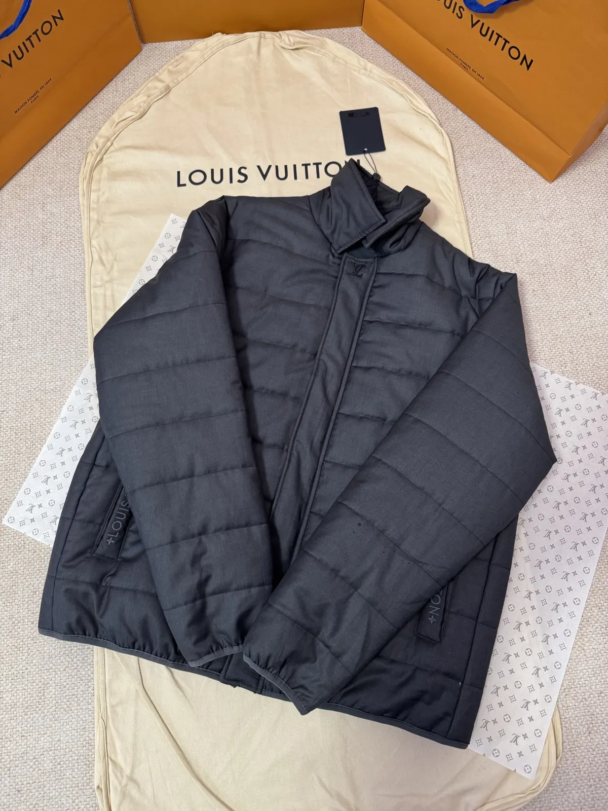 Louis Vuitton 蓝色 刺绣 夹克