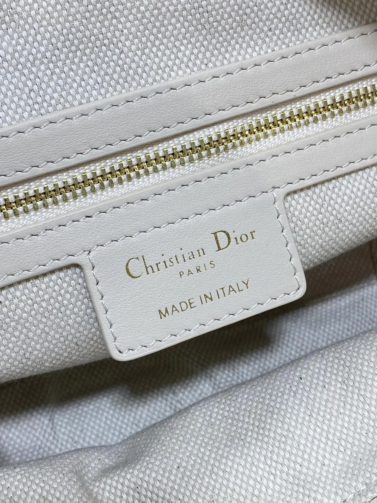 Dior 白色小牛皮包包 手提斜挎 手提包