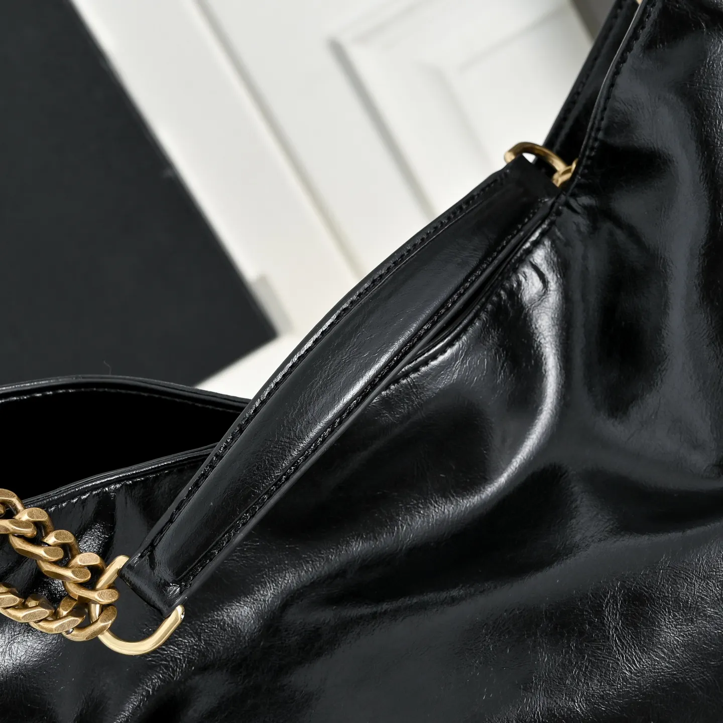 Black Hobo Shoulder Bag Vintage