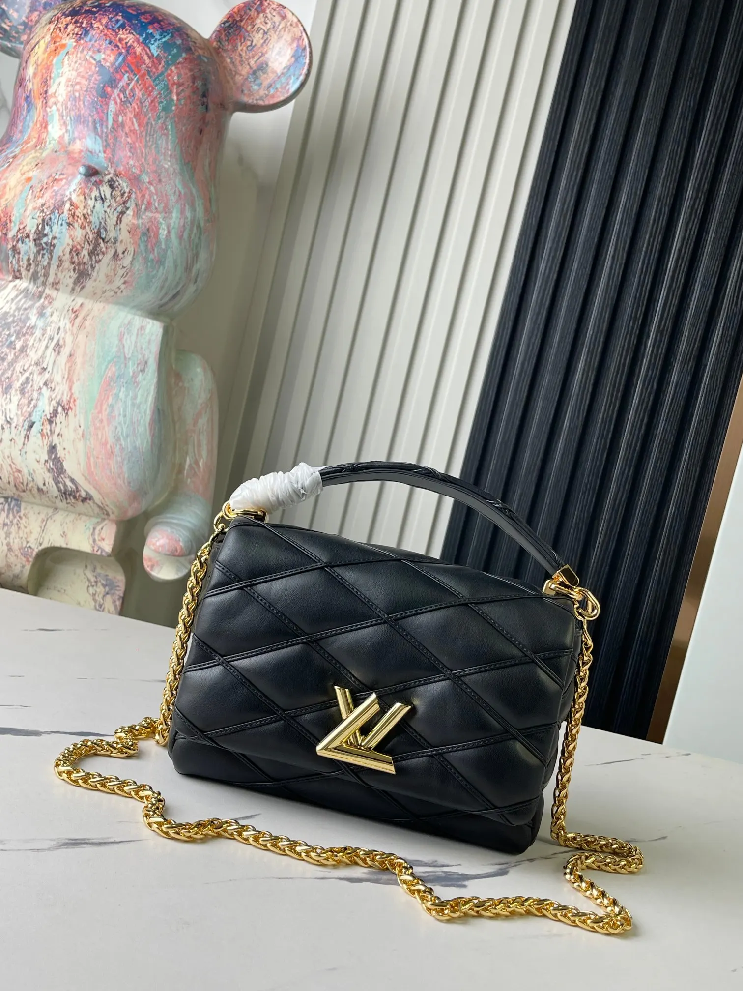 Louis Vuitton Black Suitcase Travel Lightweight