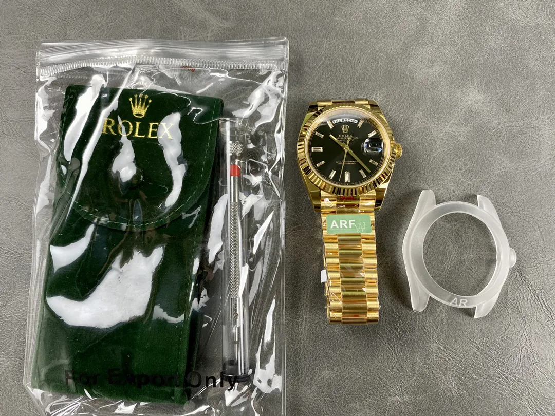 Rolex 元 ARF 劳力士黑冰糖 DD双历星 手表 经典腕表款