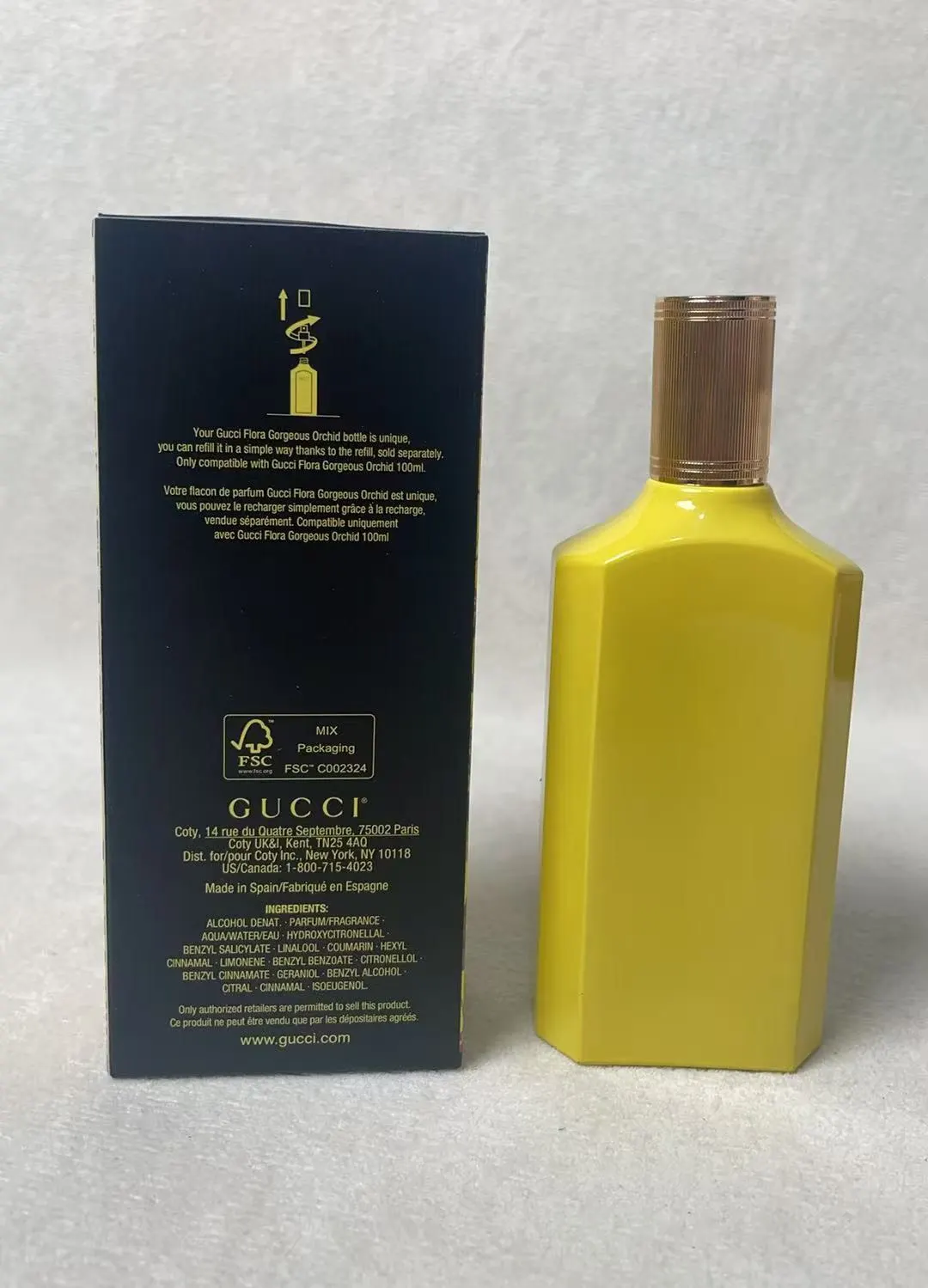 Gucci 100ML Flora Gorgeous Orchid 香草蘭女士香水