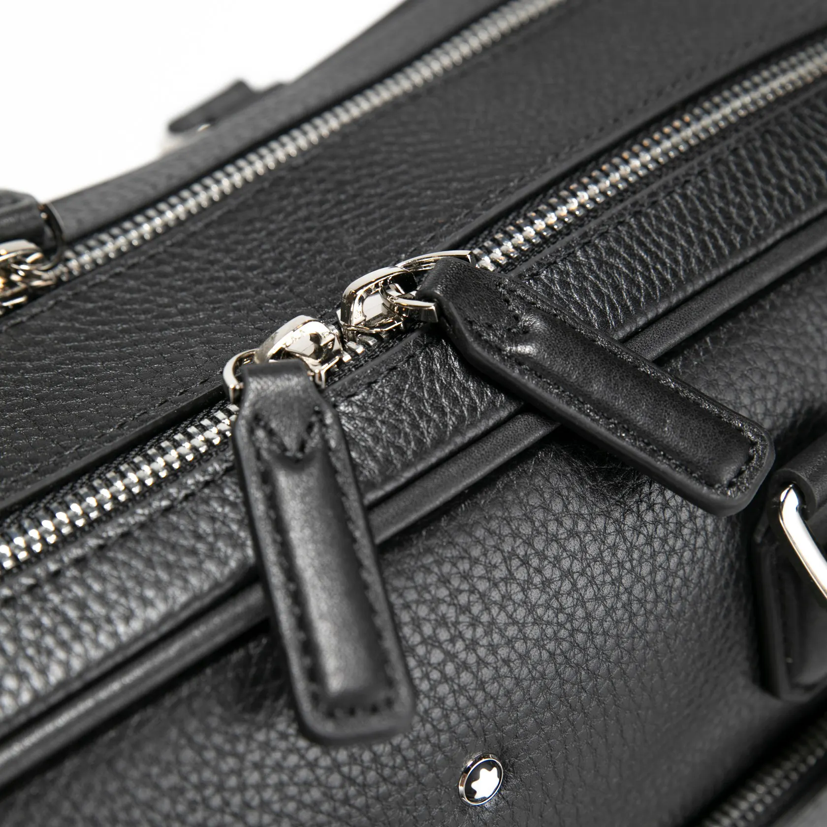 牛皮 MONTBLANC 万宝龙颗粒纹系列双拉公 公文包 商务通勤款