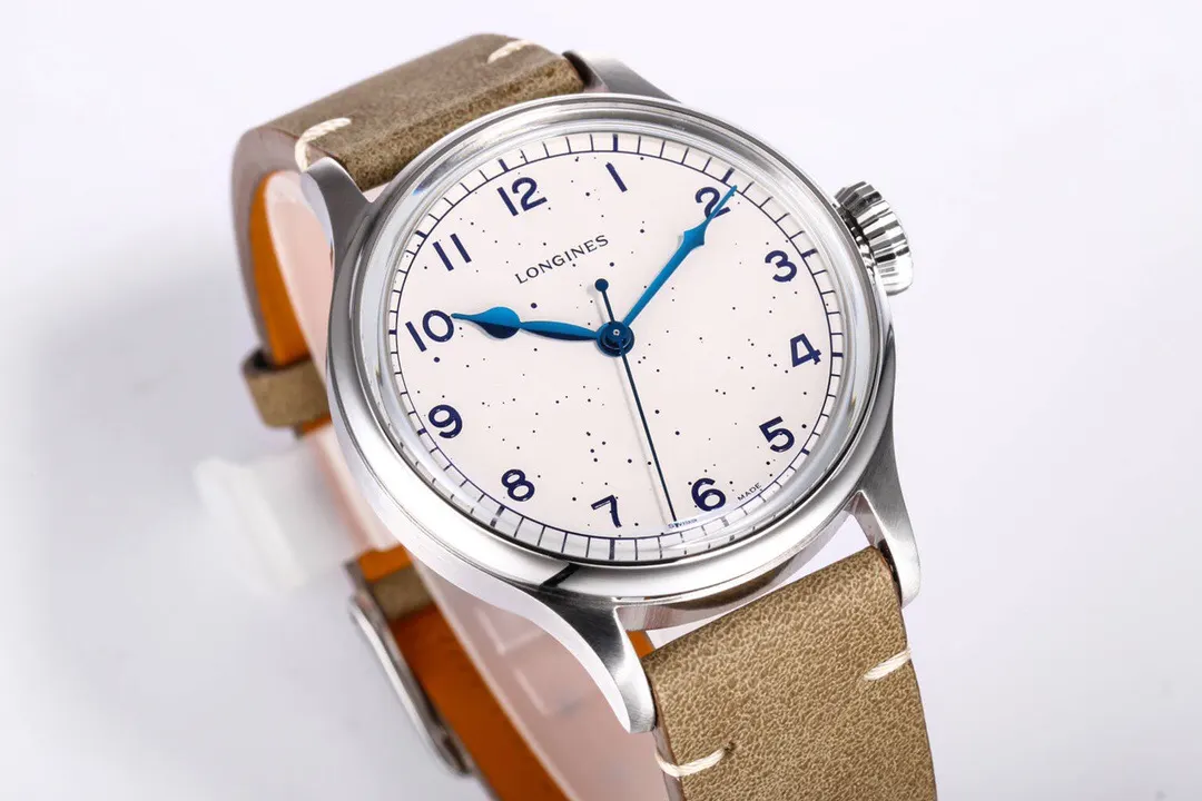 Longines 藍色 綠色 尼龍 手錶 經典腕表款