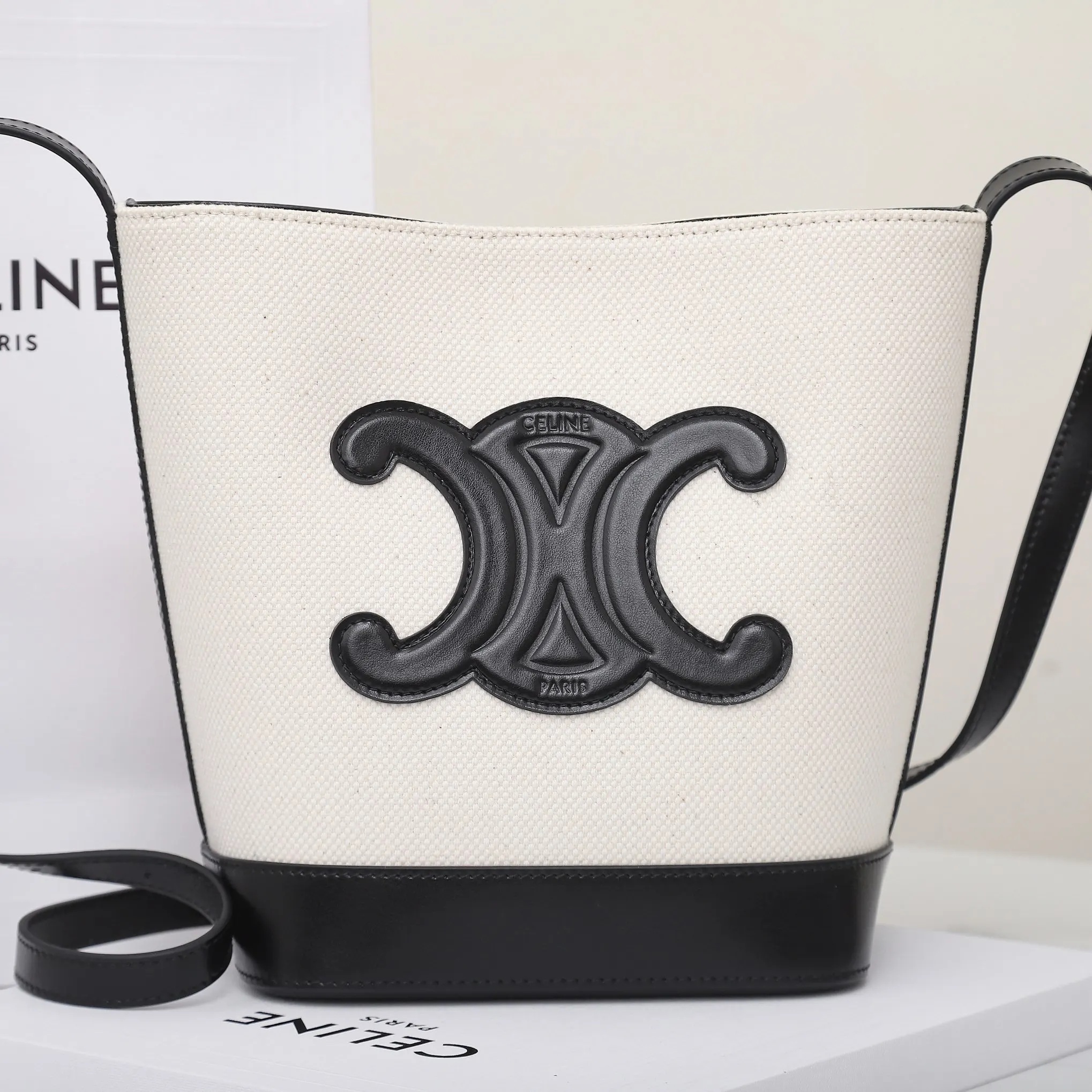 Bucket Bag Casual Leather