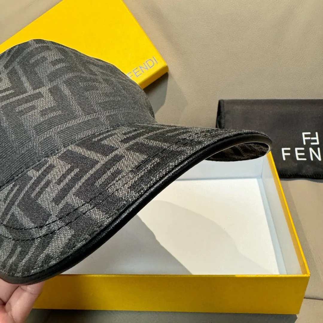 Fendi 提花 牛皮 棒球帽 日常休閒款