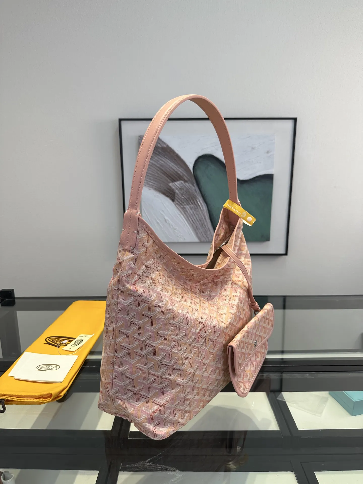 Goyard Hobo 老花 帆布 腋下包 復古腋下背款