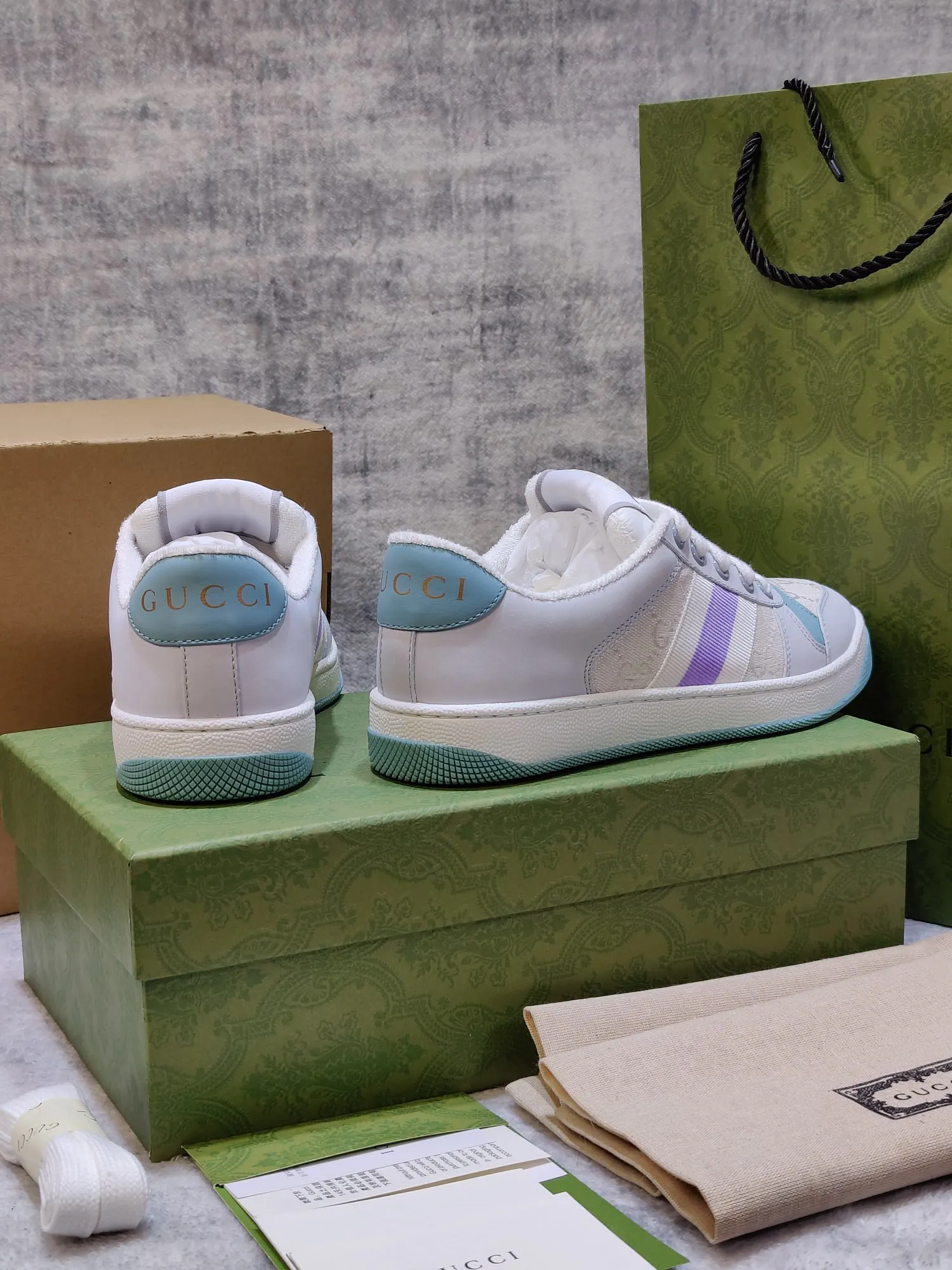 Gucci Logo休閒運動鞋