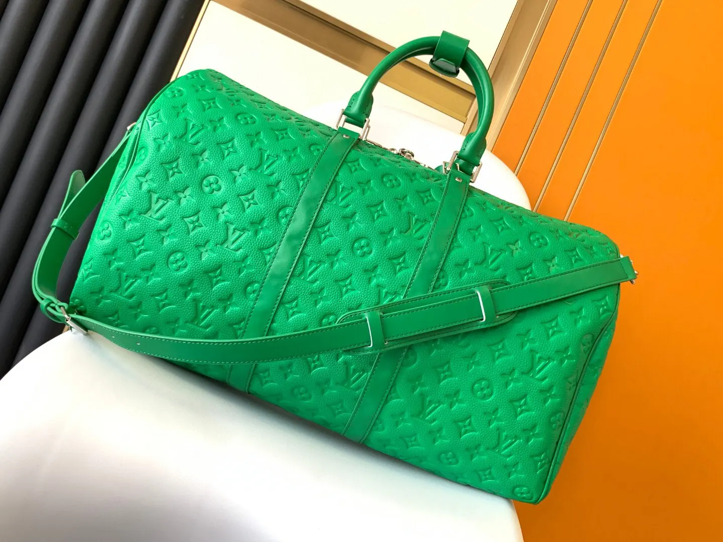 Keepall 紅色 黃色 Mo旅行袋 大容量旅行款