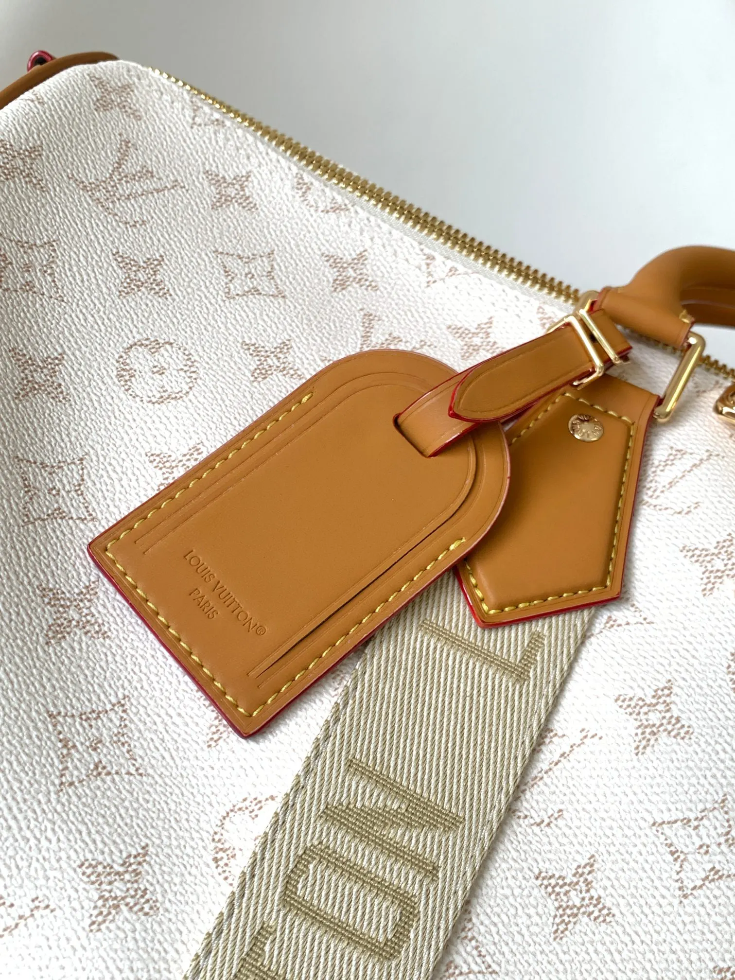 White Fashion Item Travel Leather