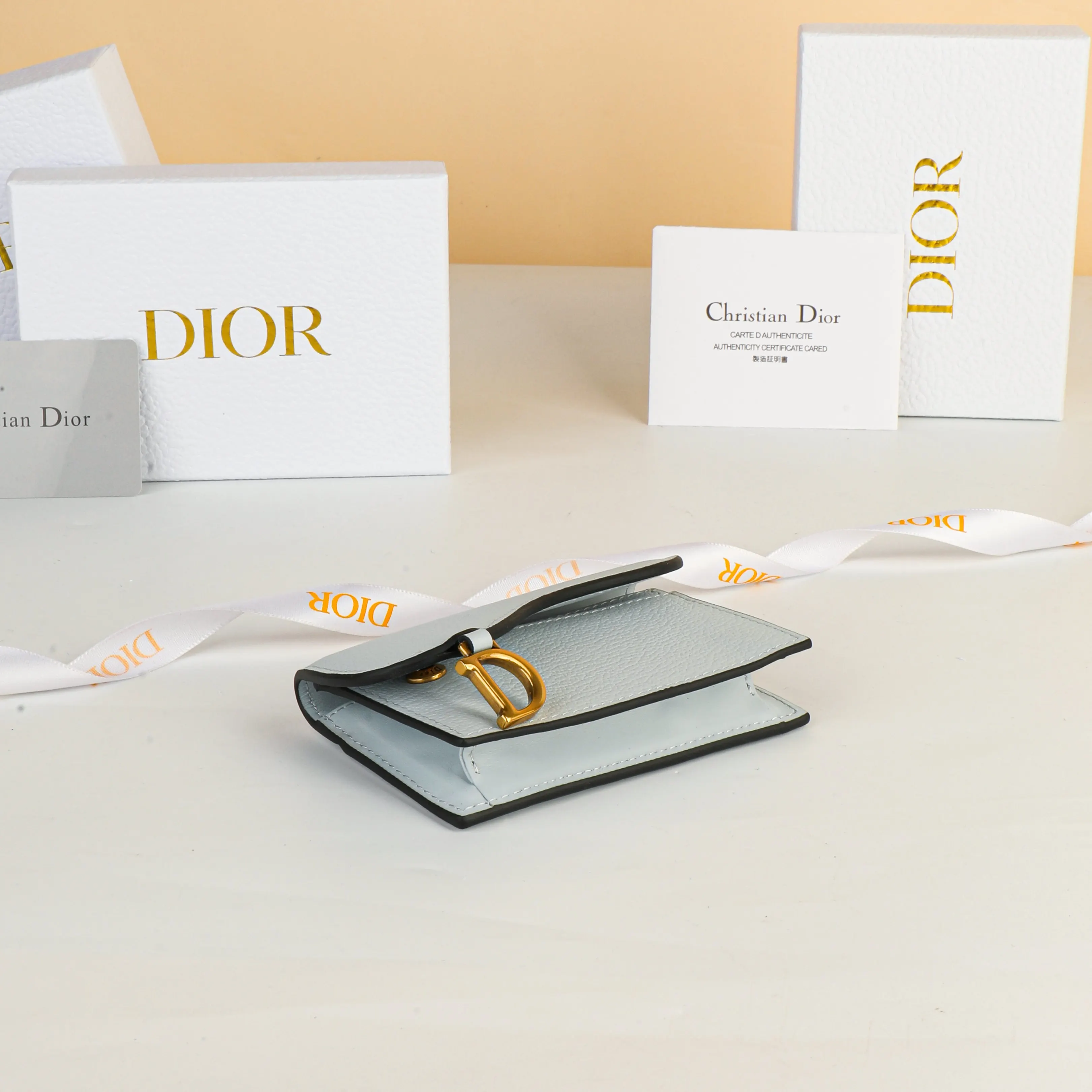 Dior Saddle 皮革 钱包