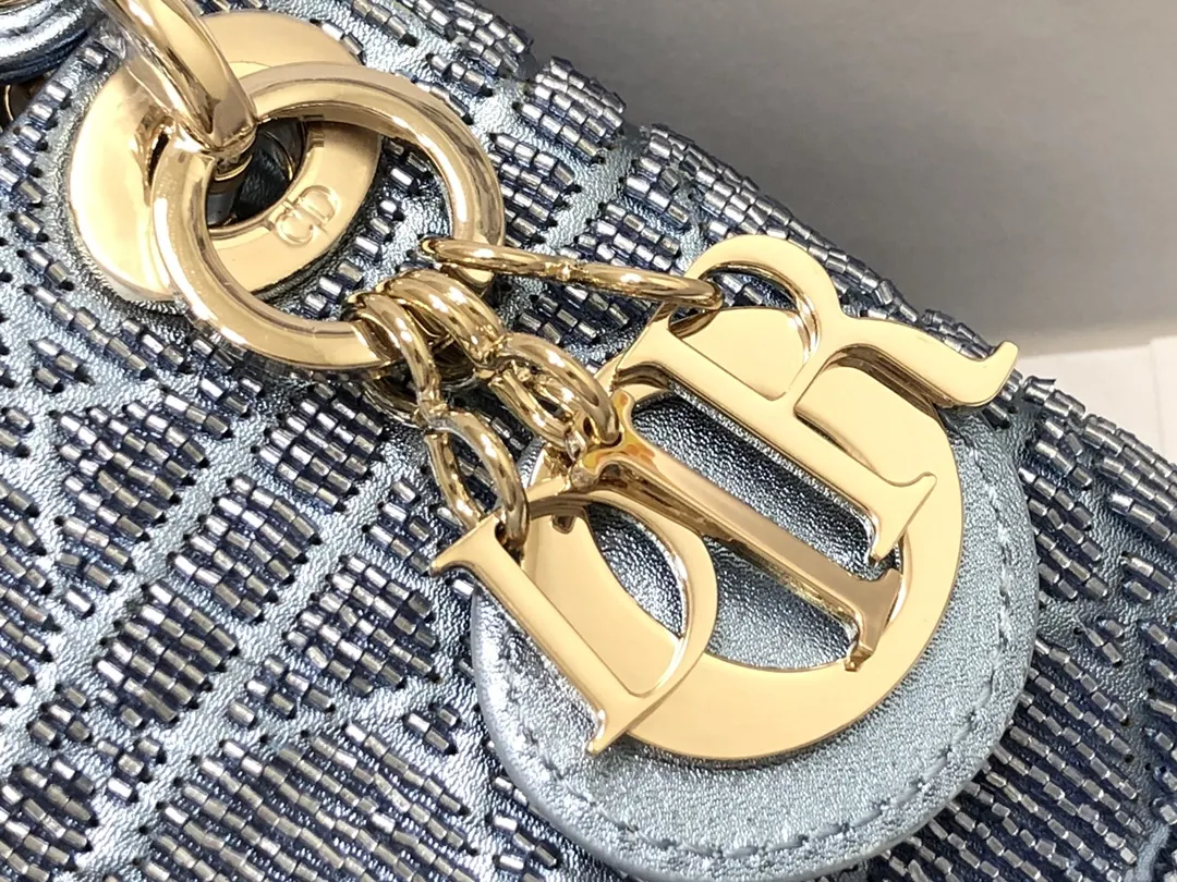 Dior Lady 白色 羊皮 收納包 旅行收納款
