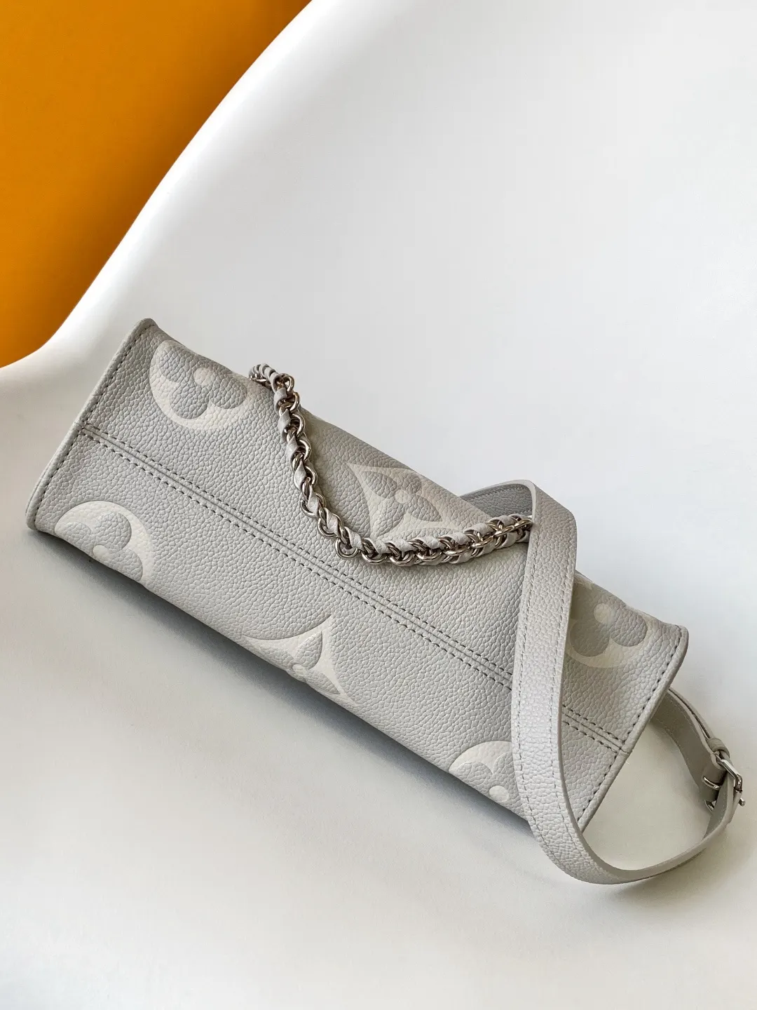 Black Gray Chain Bag