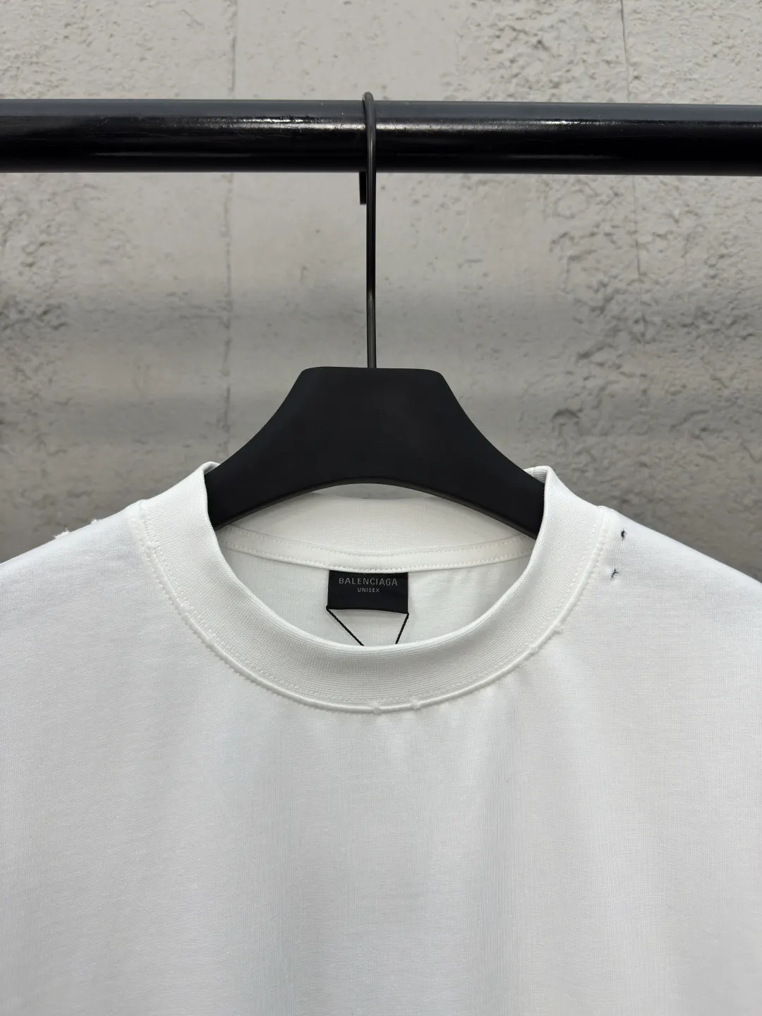 Balenciaga Minimal Oversized Crew Neck T-Shirt In White