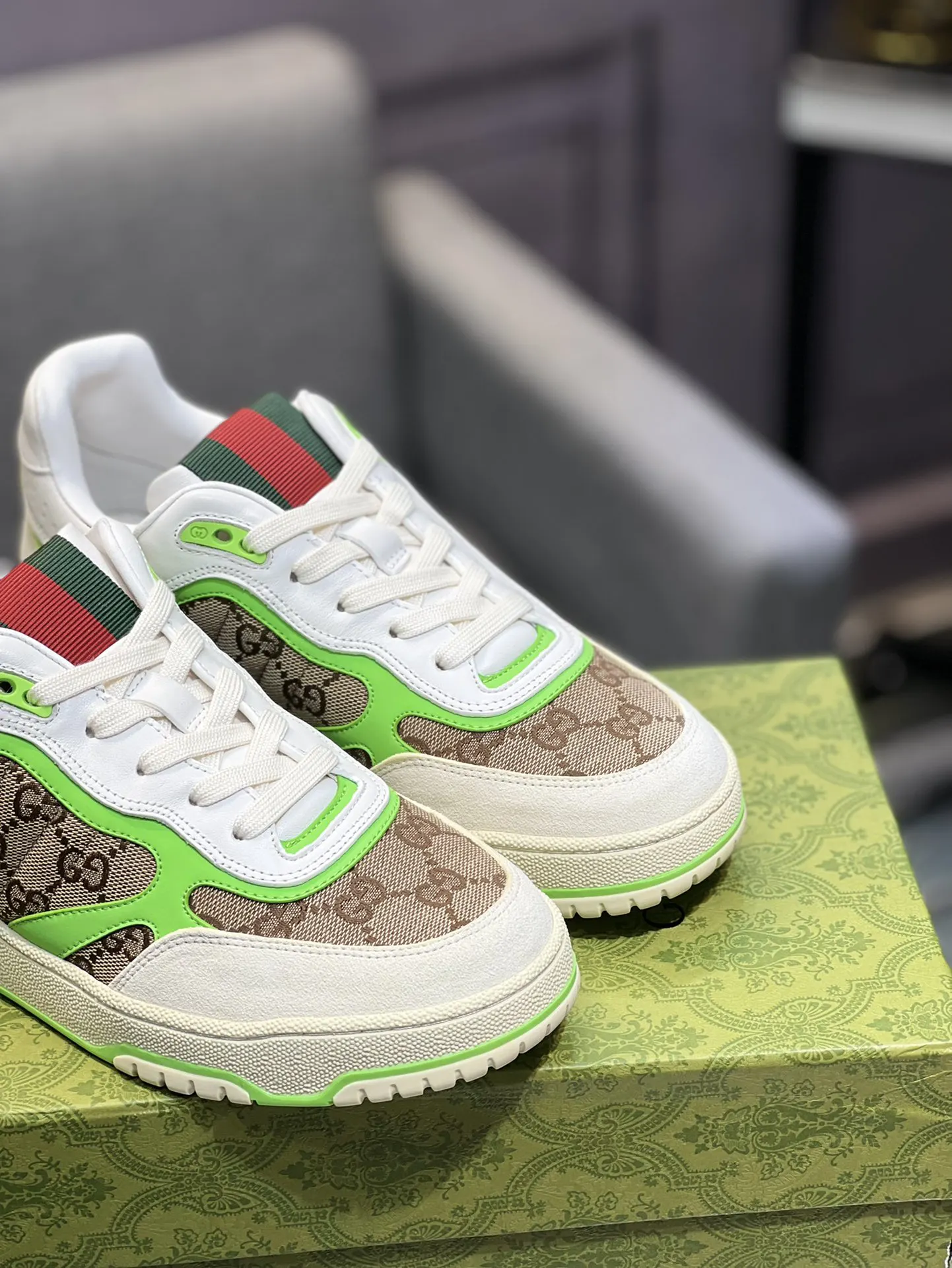 Gucci Logo休闲运动鞋