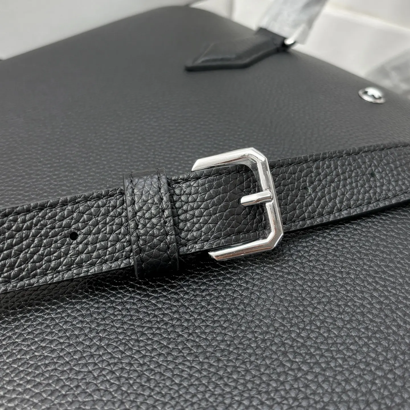 牛皮 MONTBLANC 万宝龙粒纹软皮精選系列 旅行袋 大容量旅行款