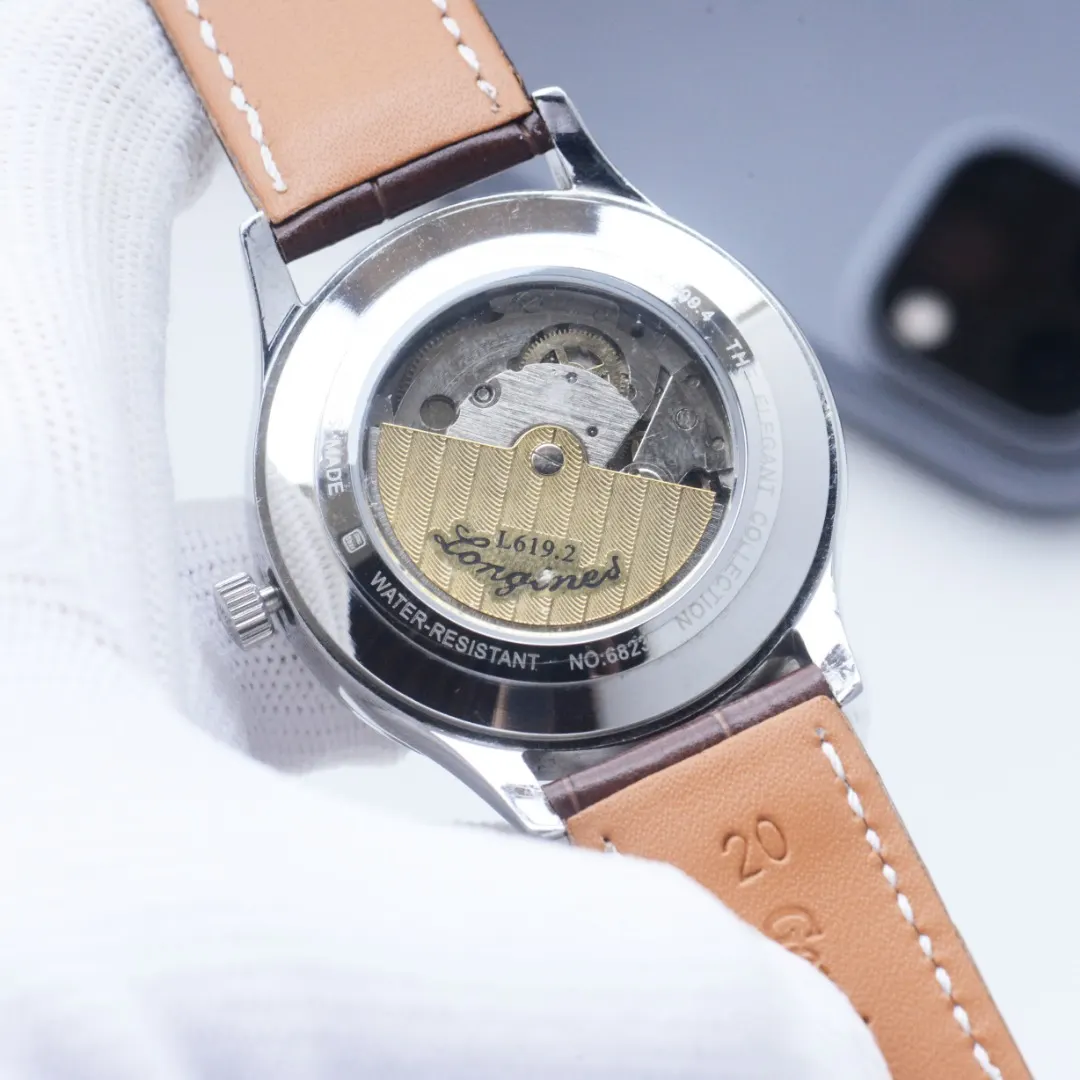 Longines 小牛皮 手錶 經典腕表款